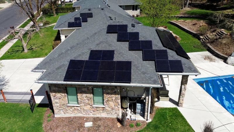 Residential solar install