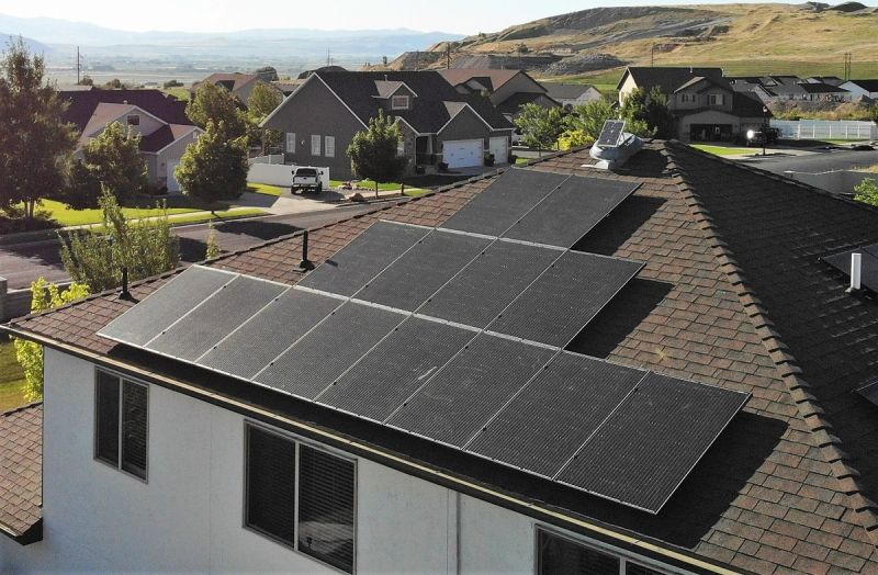 Residential solar install