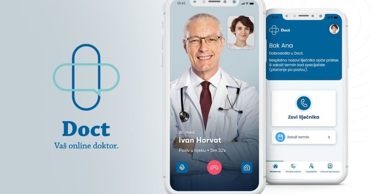 Upoznajte Doct - aplikaciju koja omogućuje pristup liječniku 24 sata dnevno