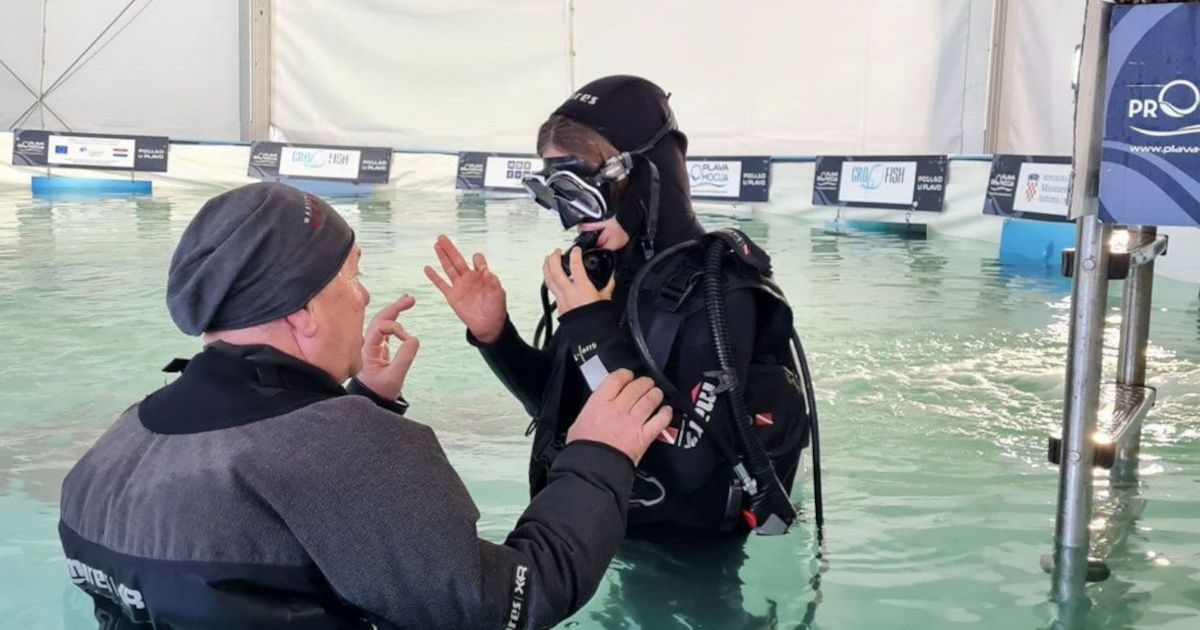 Ronilačka atrakcija na Crofish sajmu