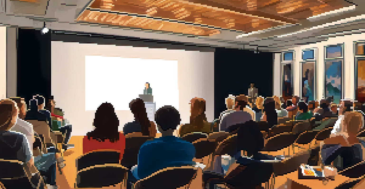 Filmmakers engaging in a panel discussion at the Malibu Film Festival with an audience listening attentively.