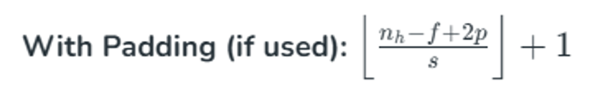 Figure 2. Formula with padding