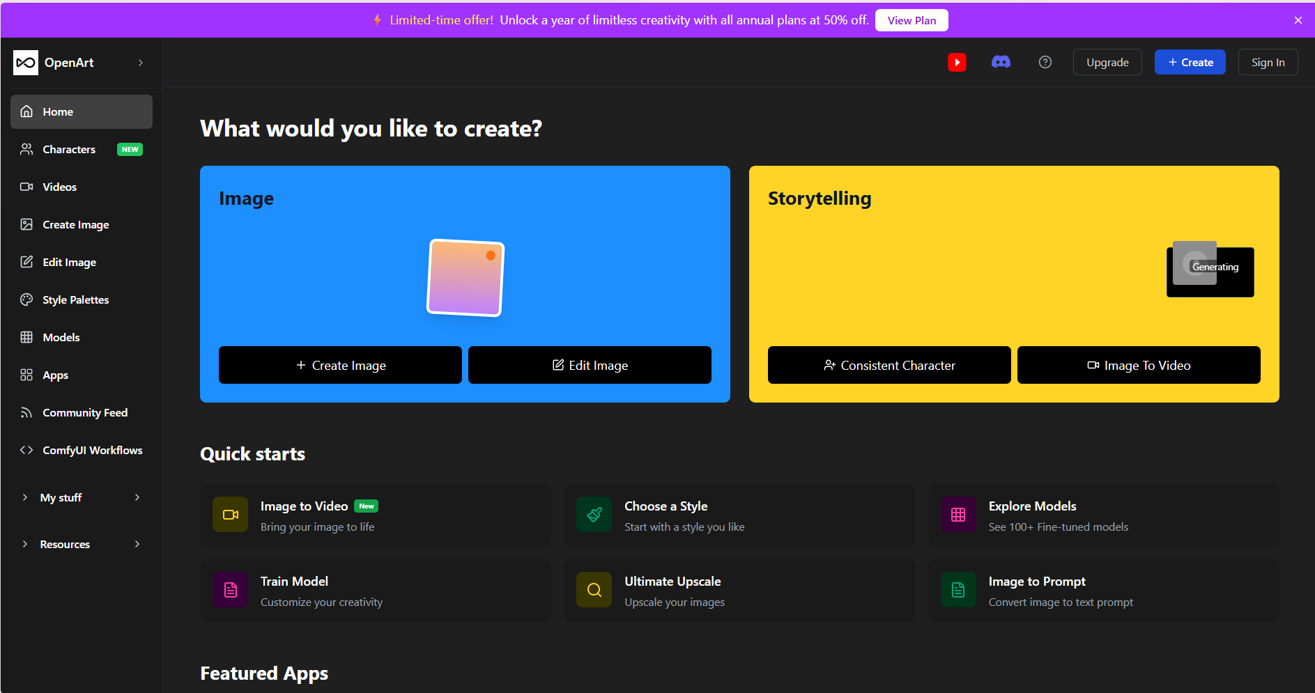 OpenArt – Create Stunning Images, Videos, and AI Art Effortlessly