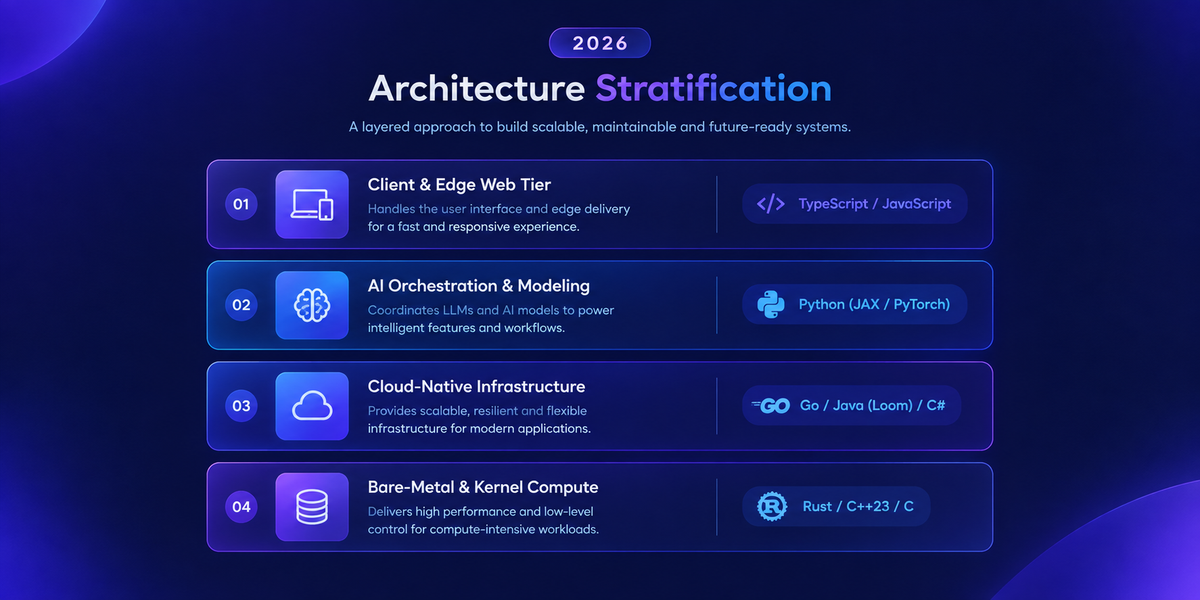 Figure 1. 2026 Architecture Stratification Across Technology Layers