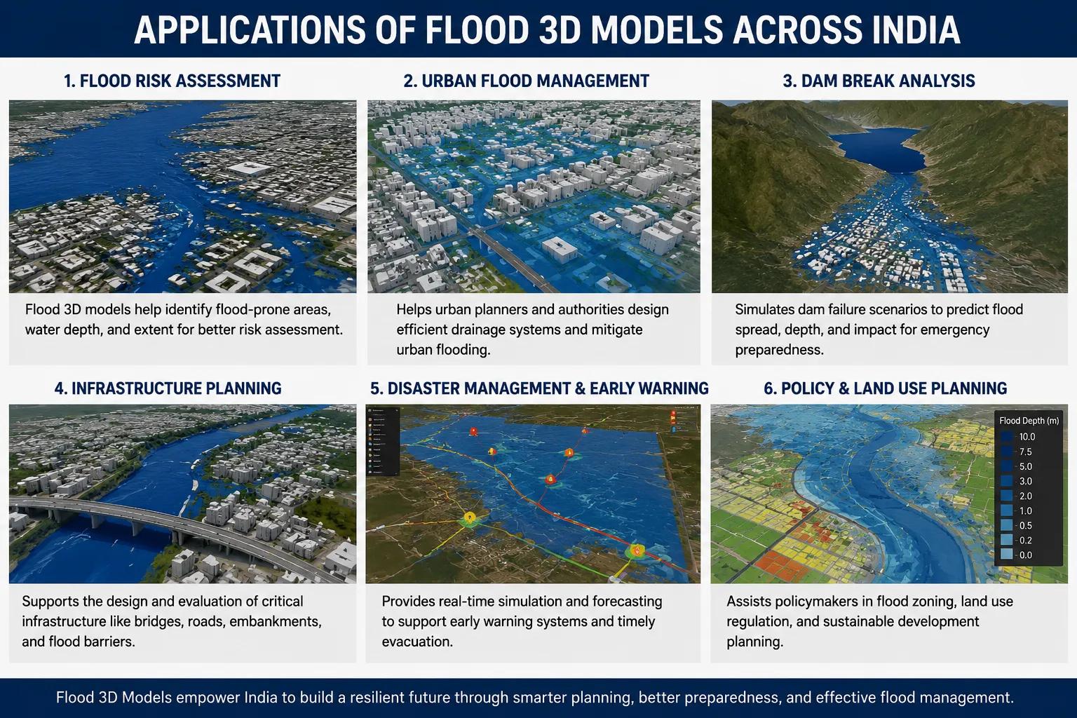 Applications of Flood 3D Models