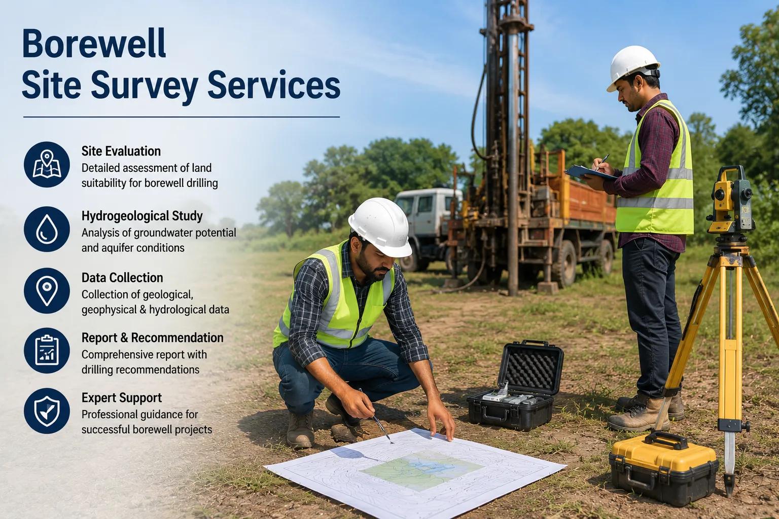 Borewell Site Survey | Scientific Groundwater Detection  