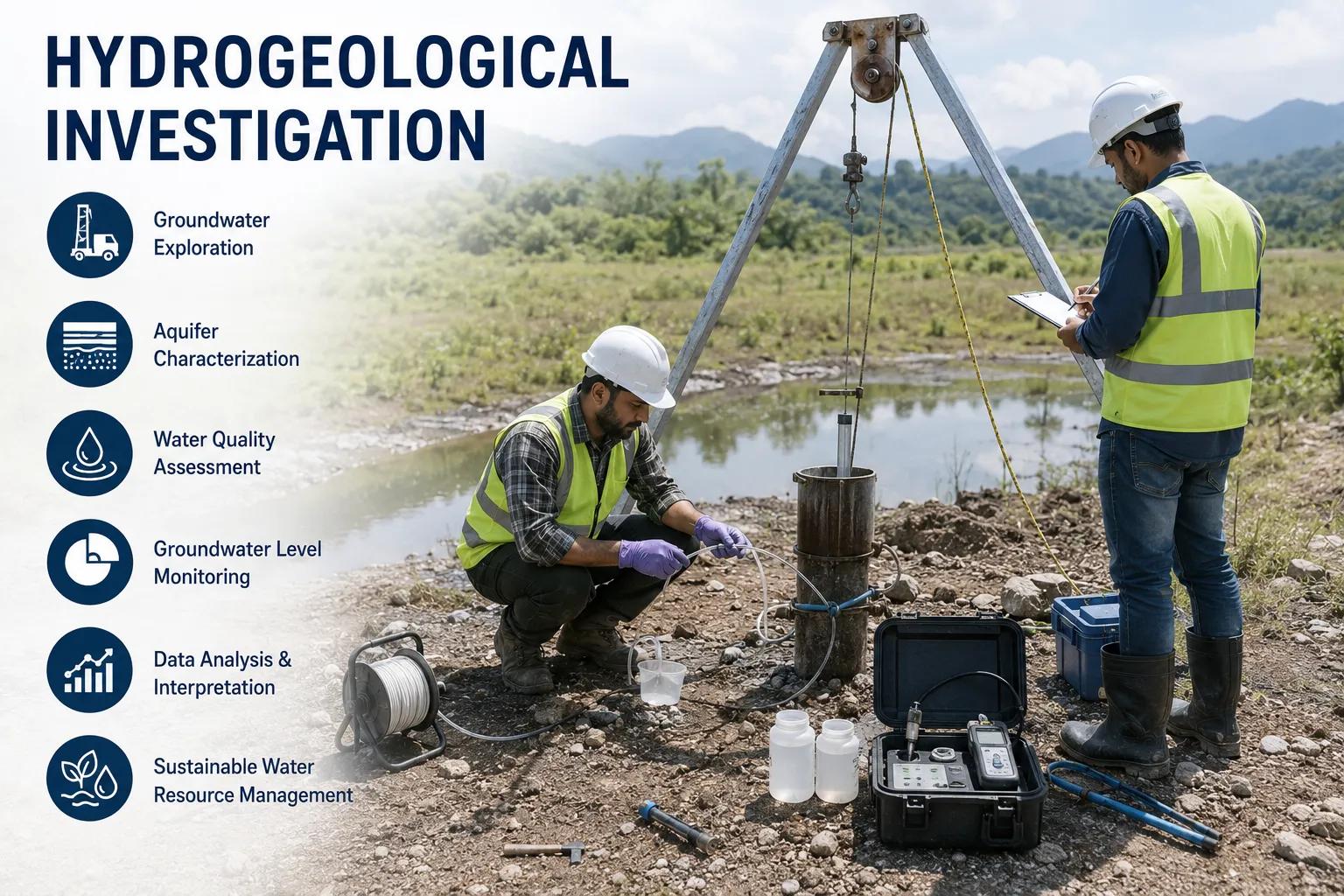 Hydrogeological Investigation Services | Bhoojal Survey India