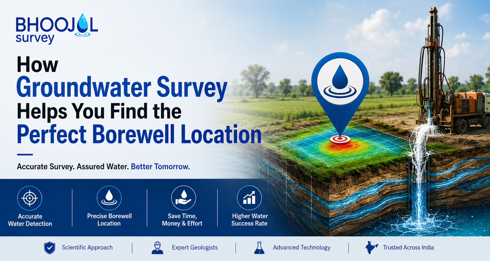 How Groundwater Survey Helps Find the Perfect Borewell Location