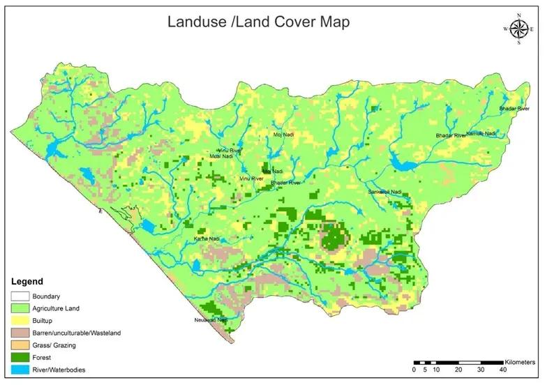 Landuse Terrain map
