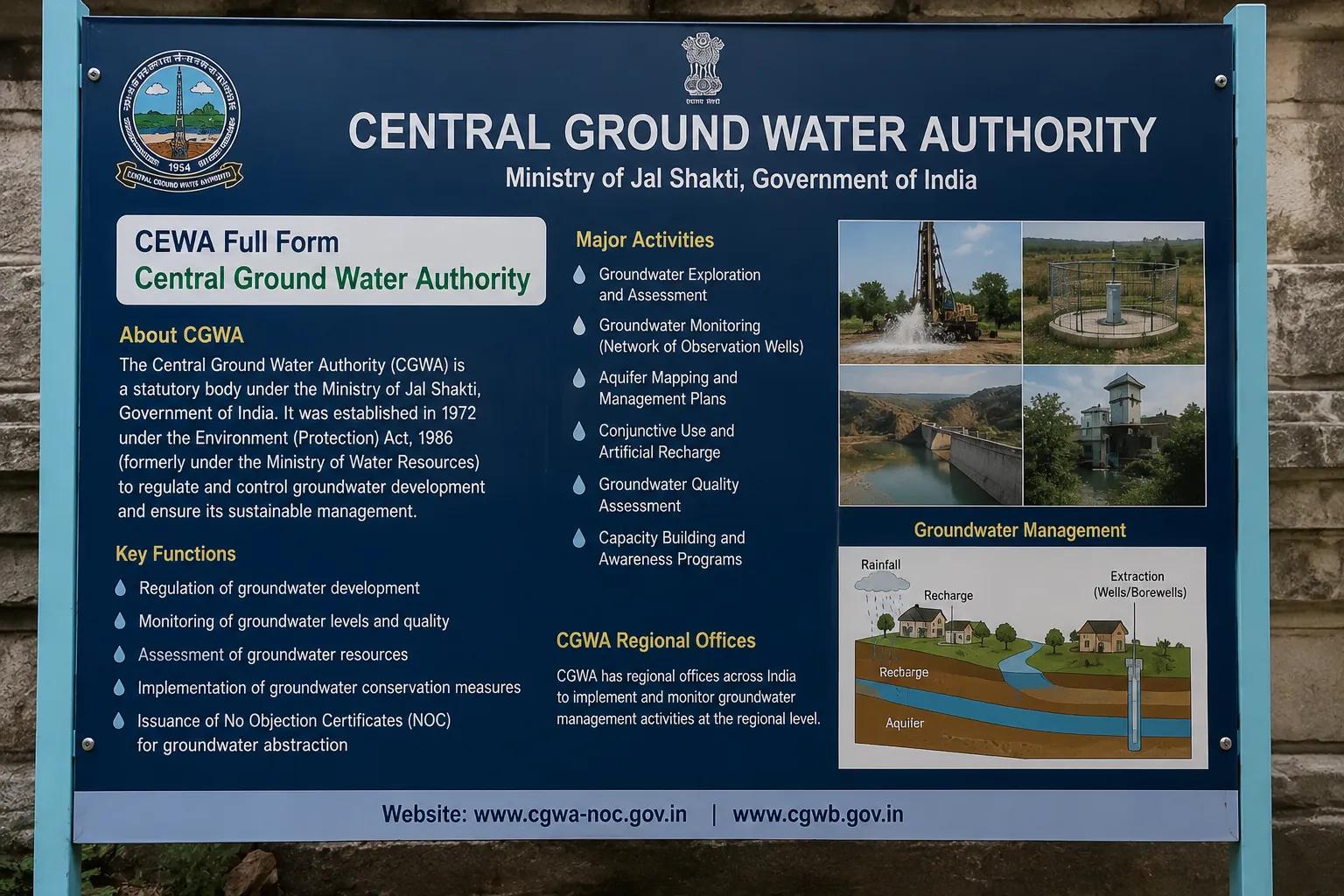 CGWA Full Form — Central Ground Water Authority Guide