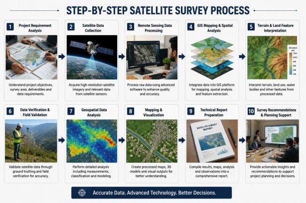 step by step satelite survey 