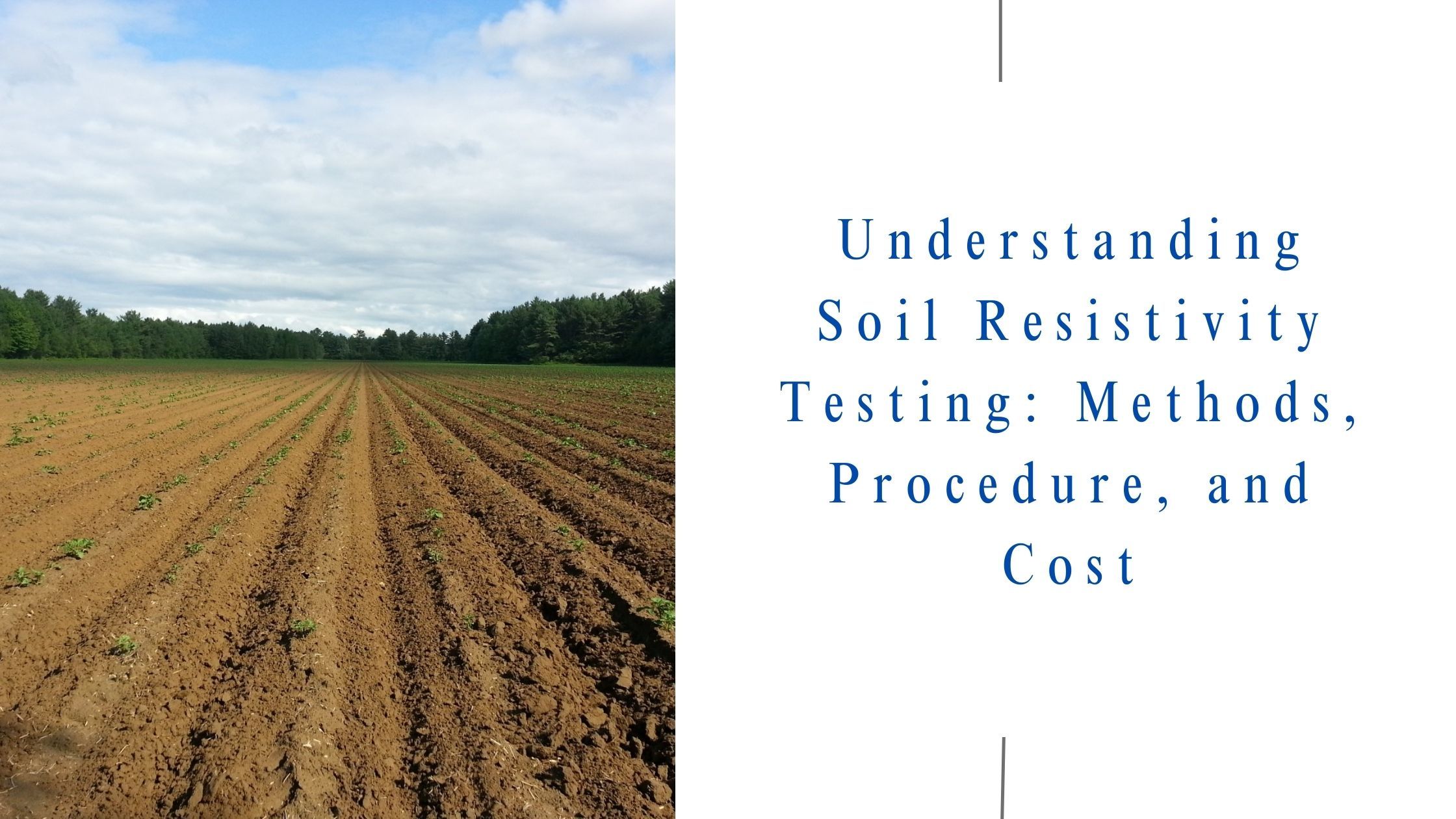 Earthing Failure Soil Resistivity Testing Solutions
