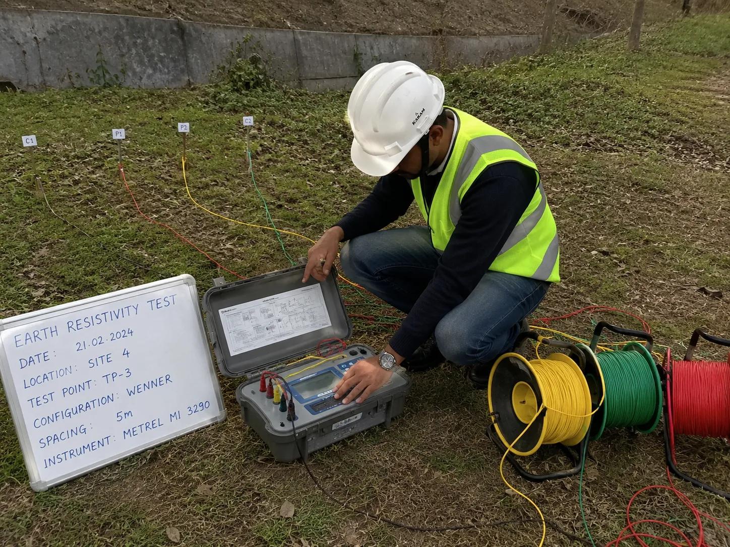 Earth Resistivity Test Services | Bhoojal Survey India