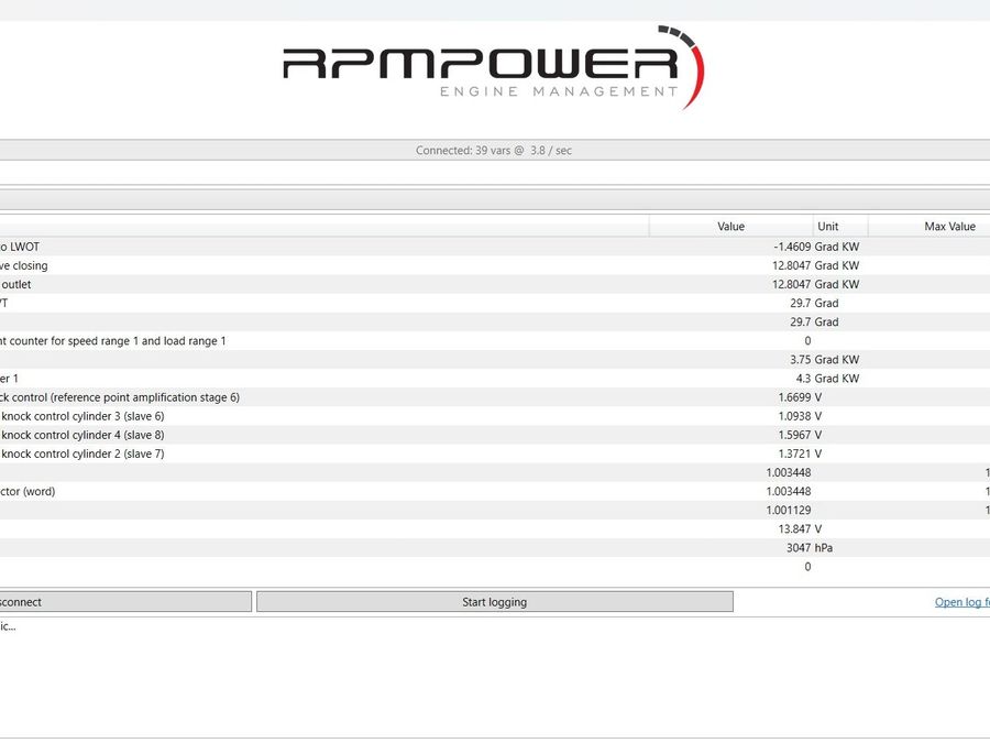 RPM POWER Logging Software and Tehnical Assistance