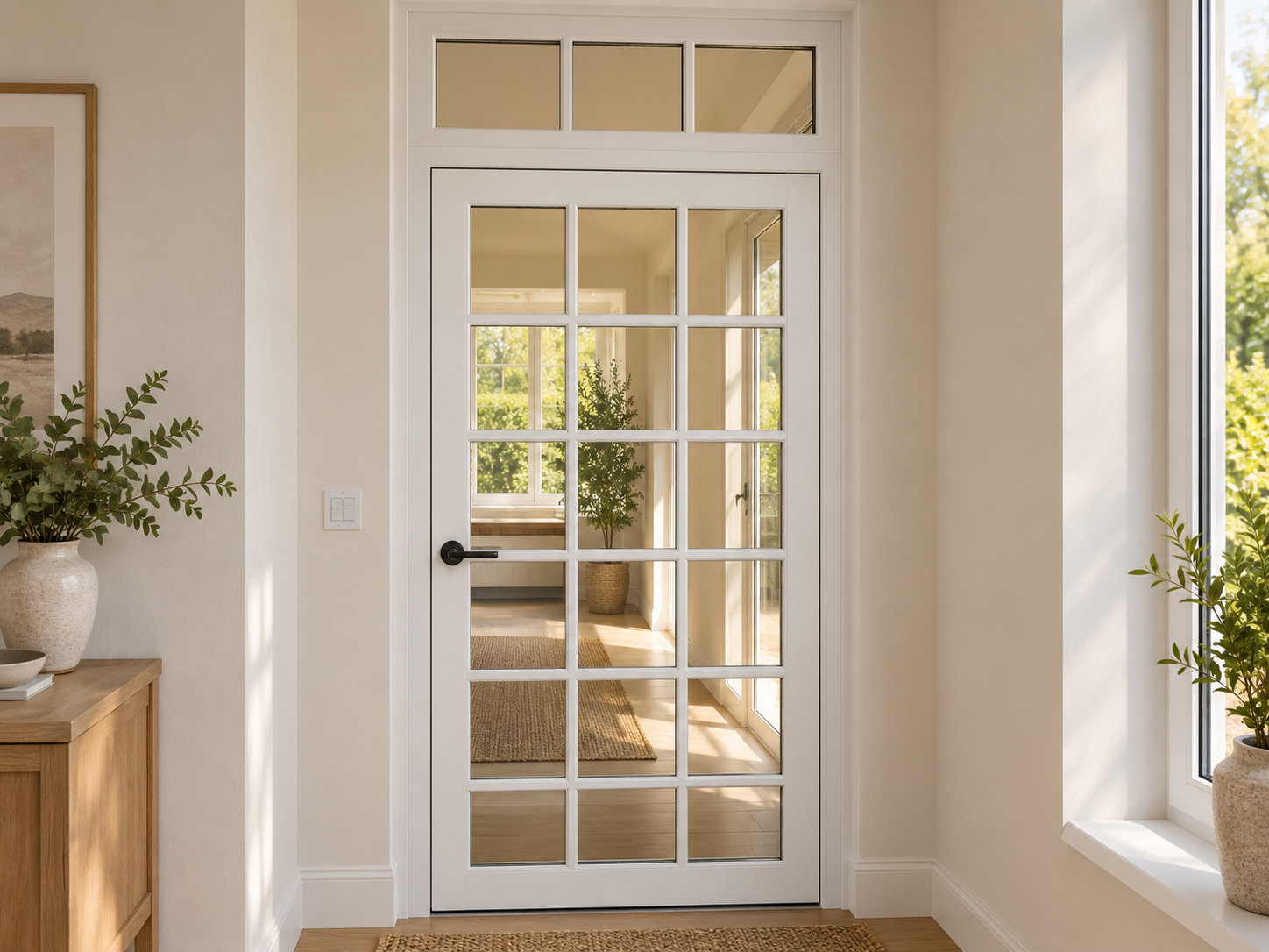 Puerta termoacústica de PVC Puerta S60 Modelo Francés