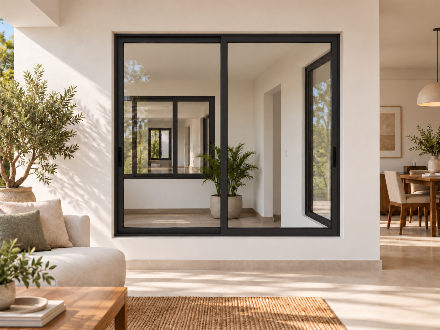 Ventana de aluminio Serie 25