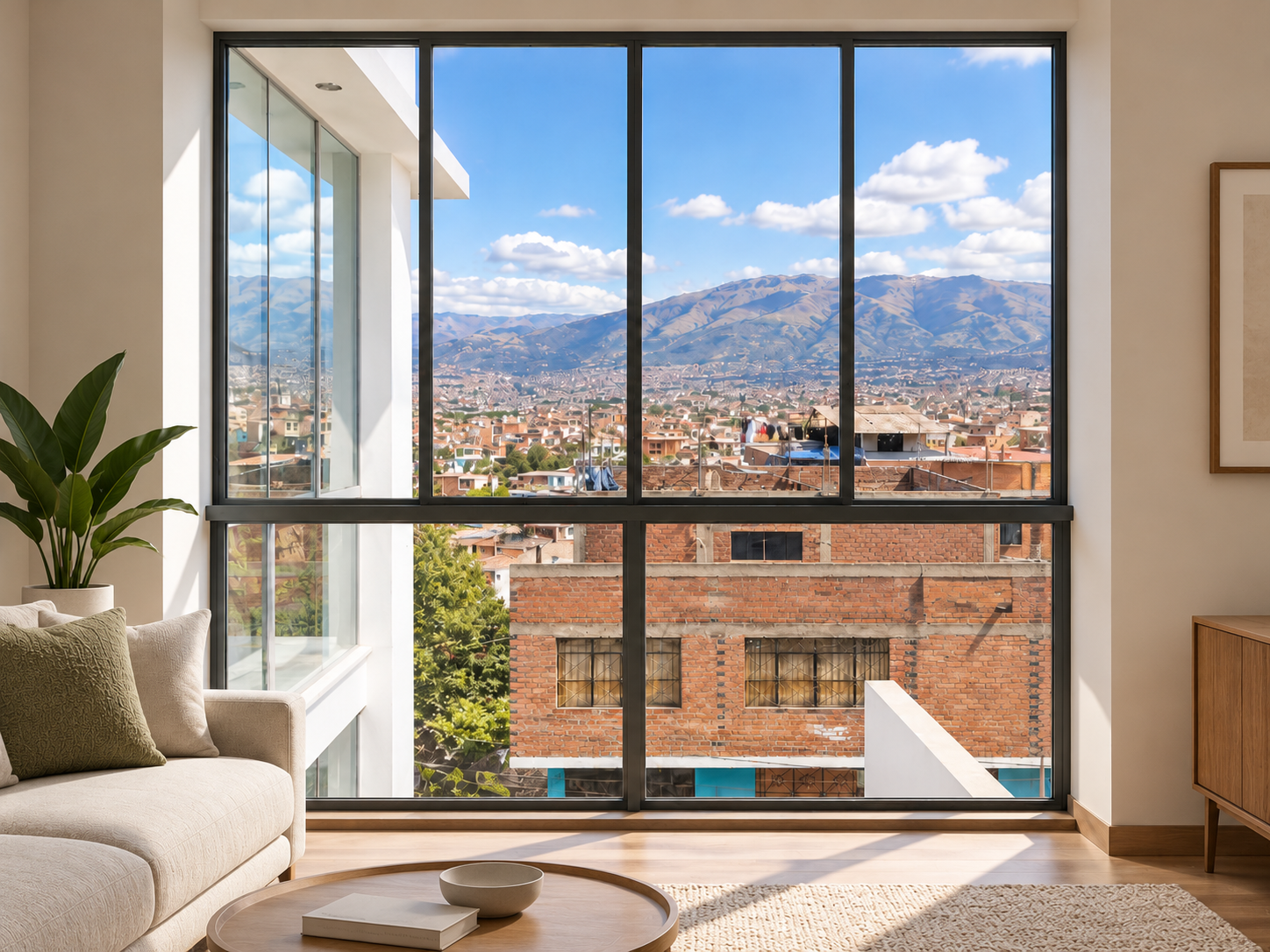 Ventana de aluminio Estructura Clásica