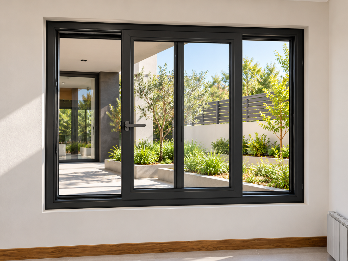 Ventana termoacústica de PVC Ventana Sliding 75 Corrediza