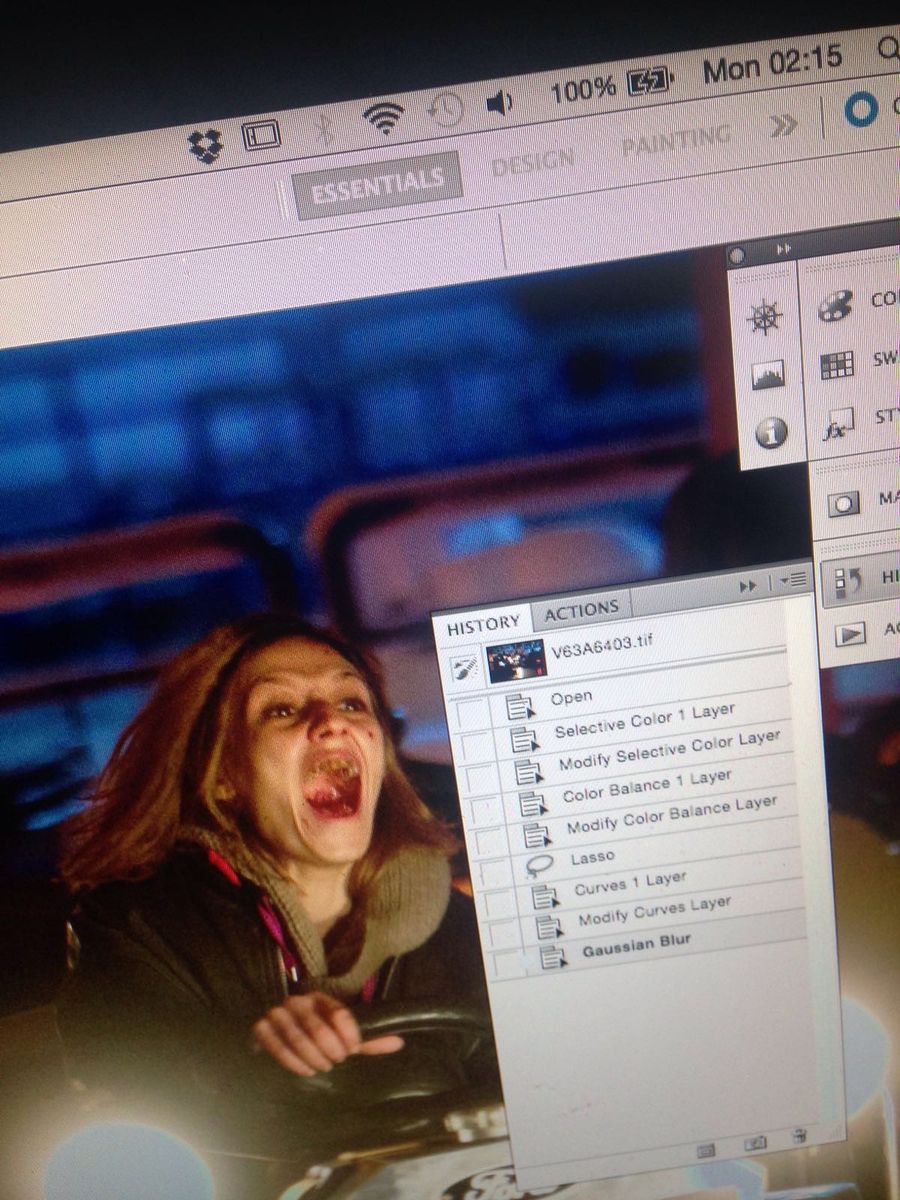 In Blue - Behind the scenes 14