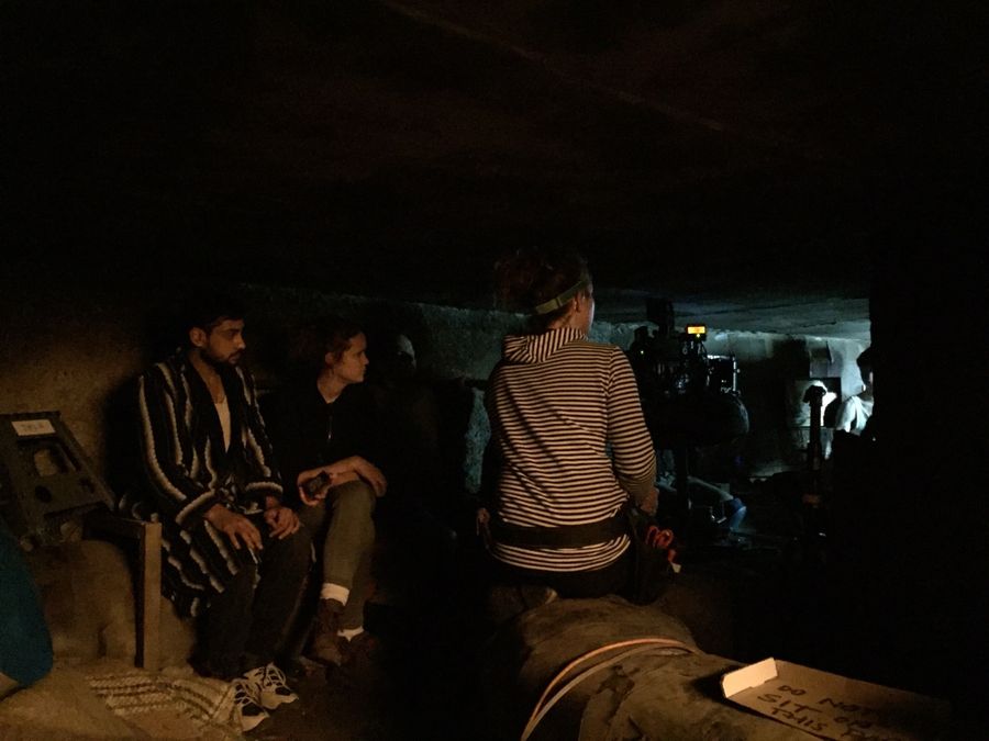 In Blue - Behind the scenes 23