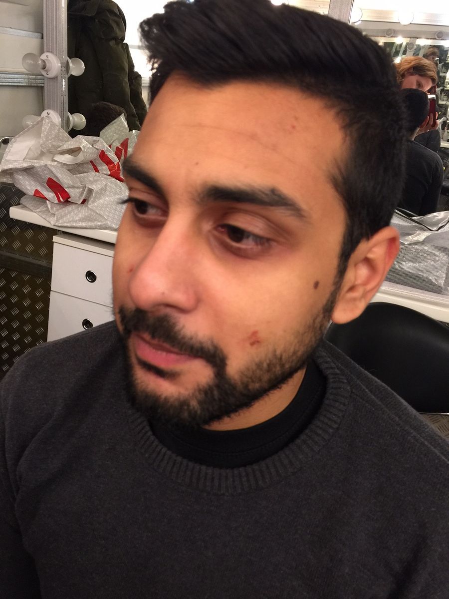 In Blue - Behind the scenes 6