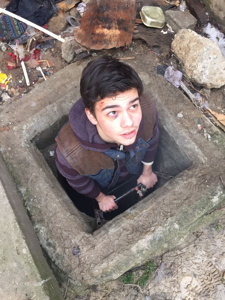 In Blue - Behind the scenes 9