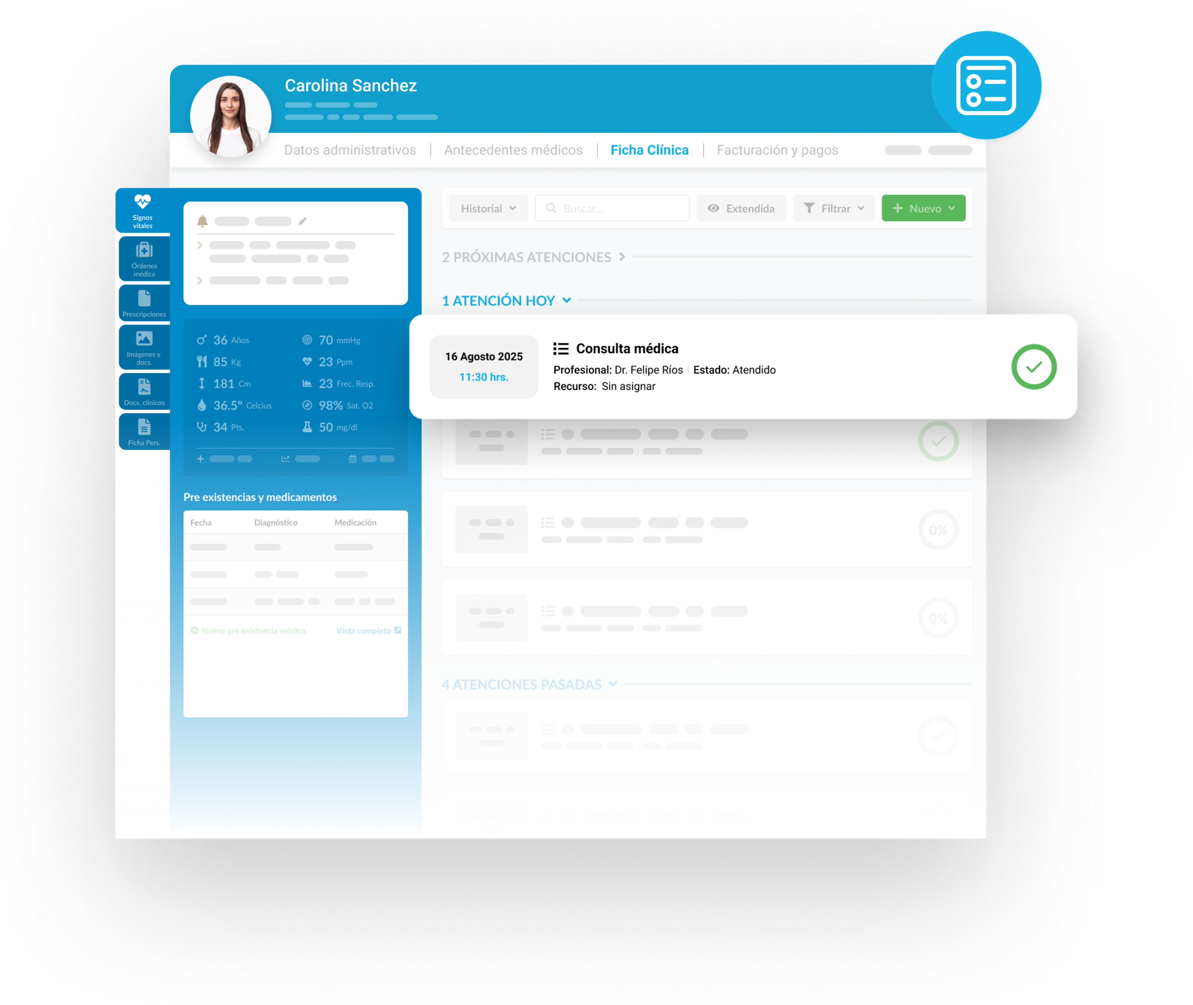 Historia clínica digital centralizada en Medilink