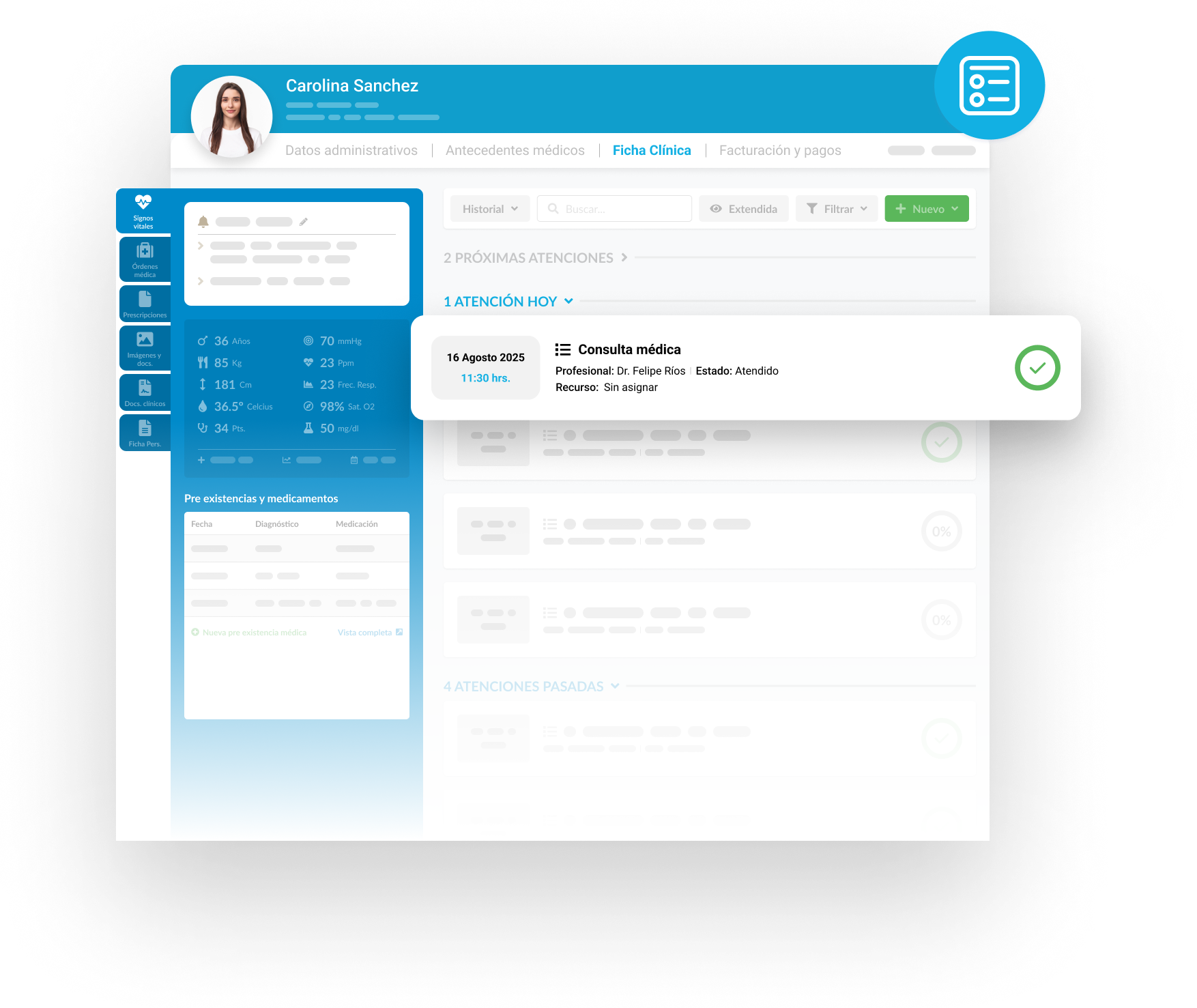 Historia clínica digital centralizada en Medilink