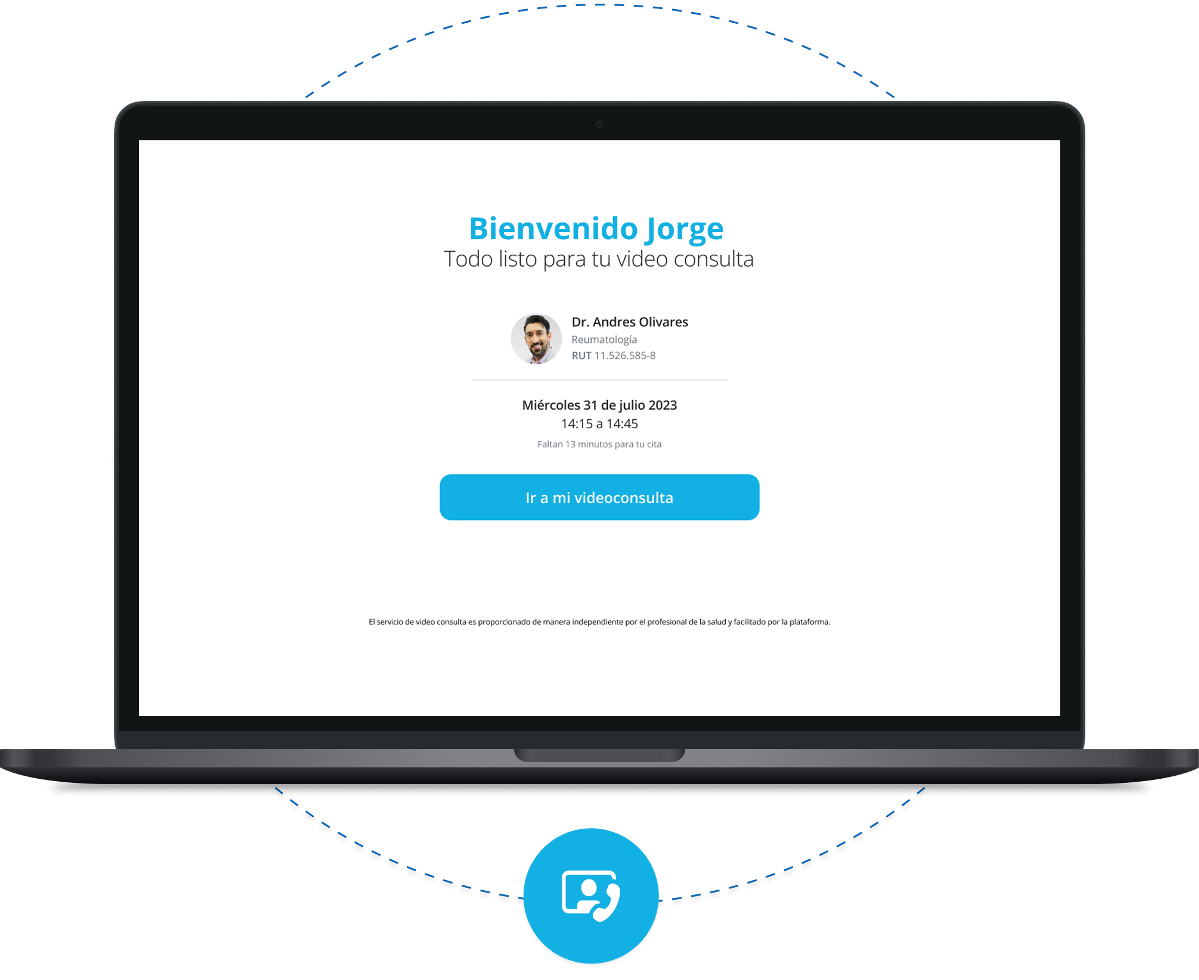 Panel de gestión de citas médicas mostrando optimización de tiempos