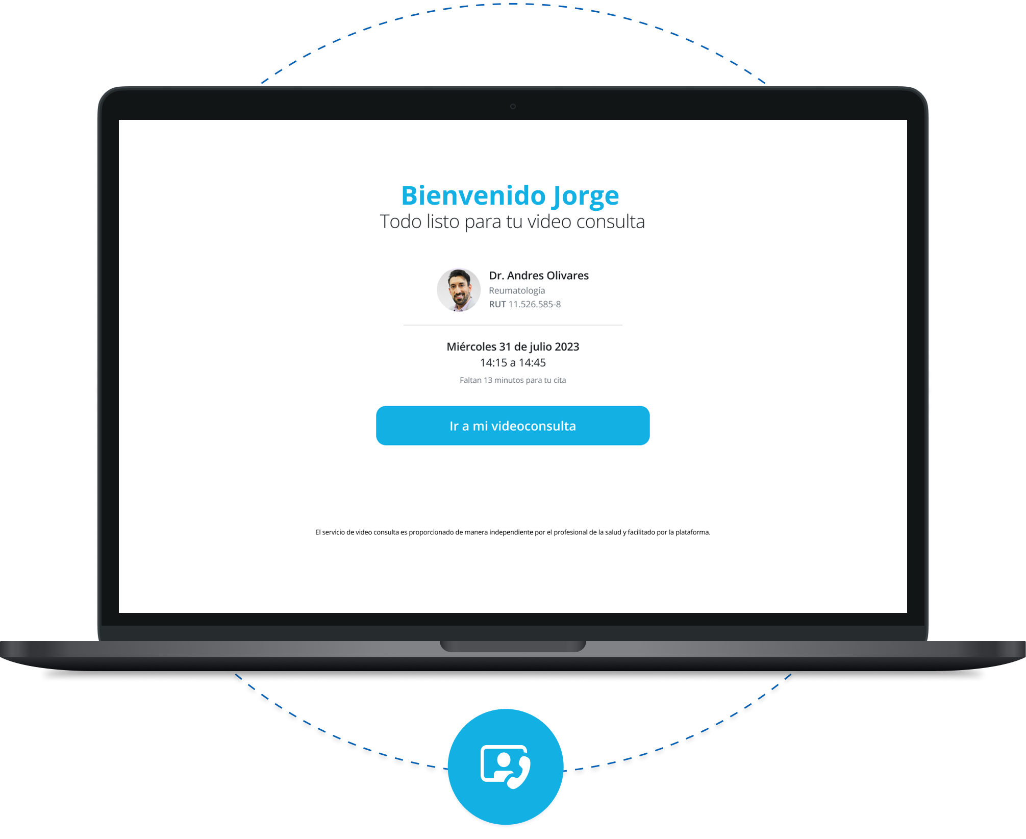 Panel de gestión de citas médicas mostrando optimización de tiempos