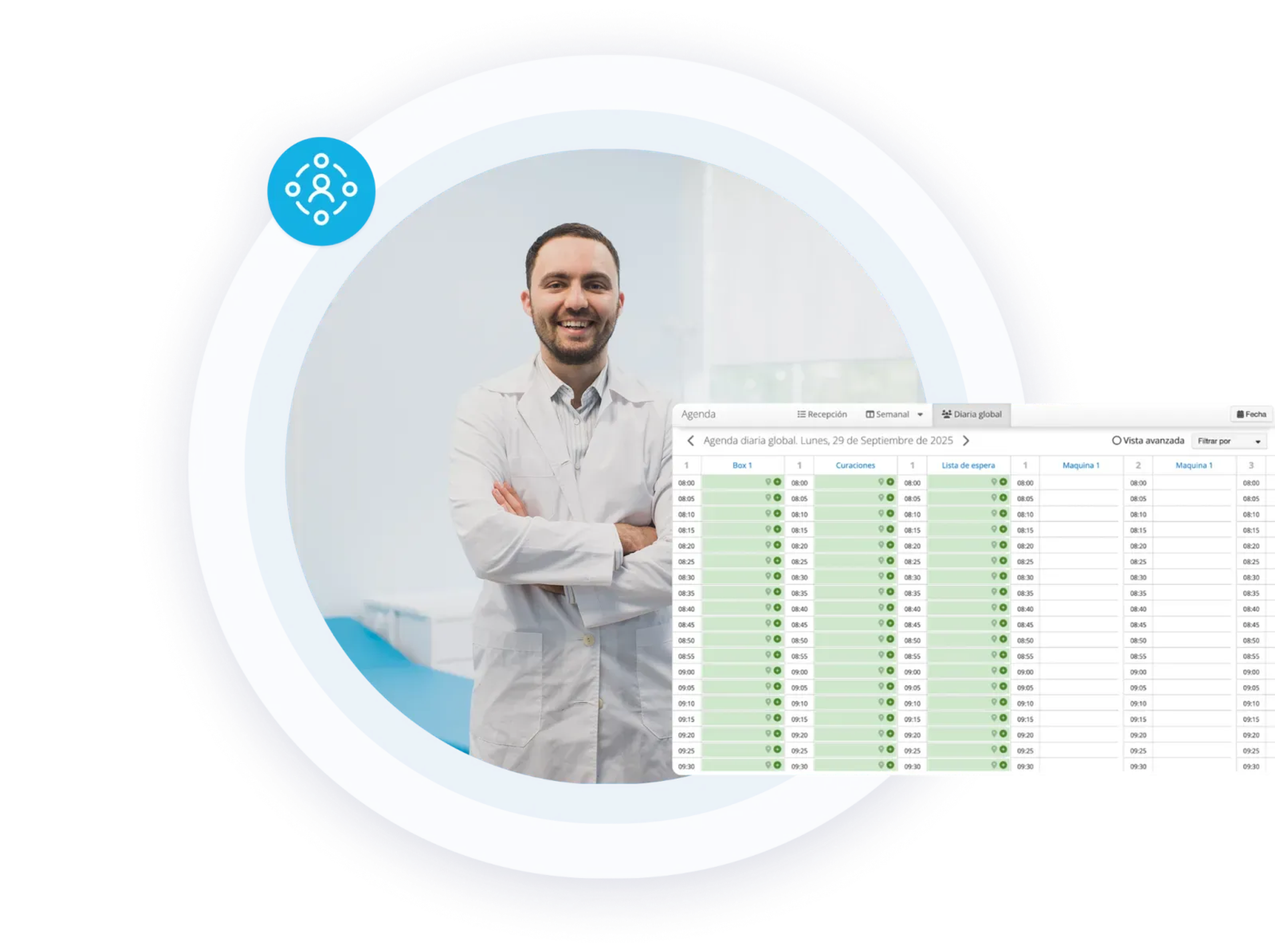 Gestión de unidades médicas y equipamiento en Medilink