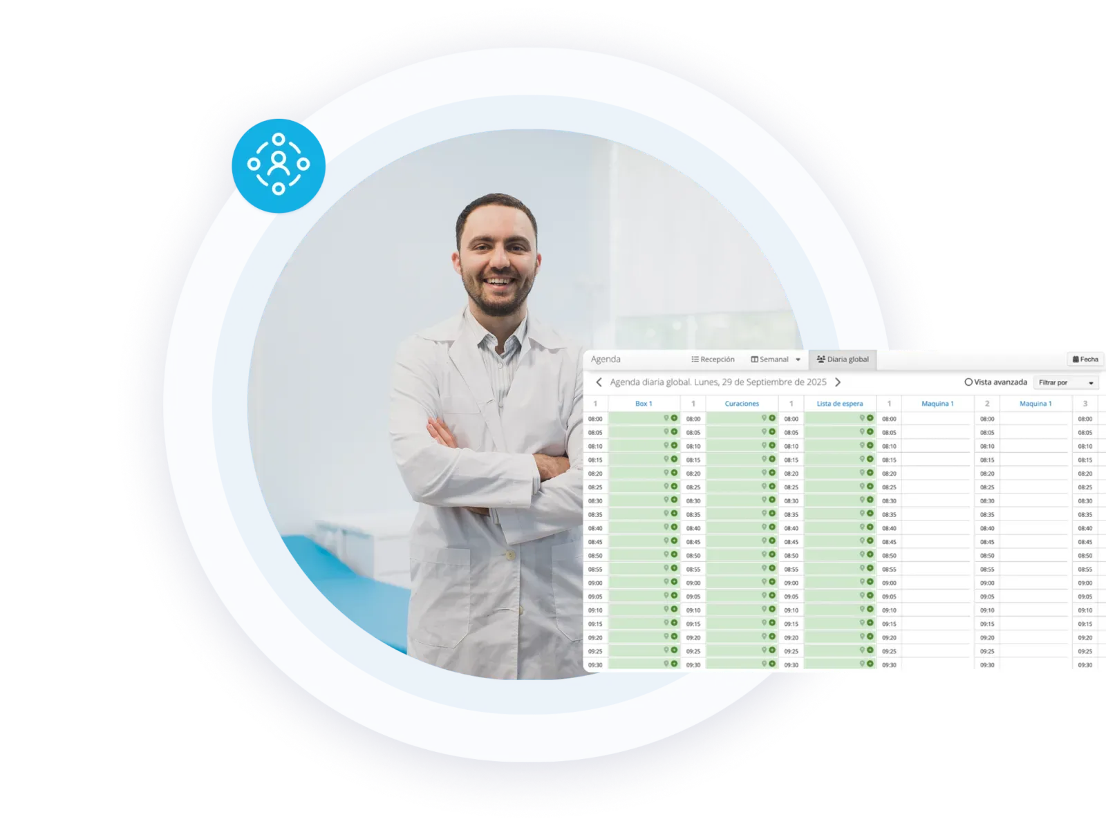 Gestión de unidades médicas y equipamiento en Medilink