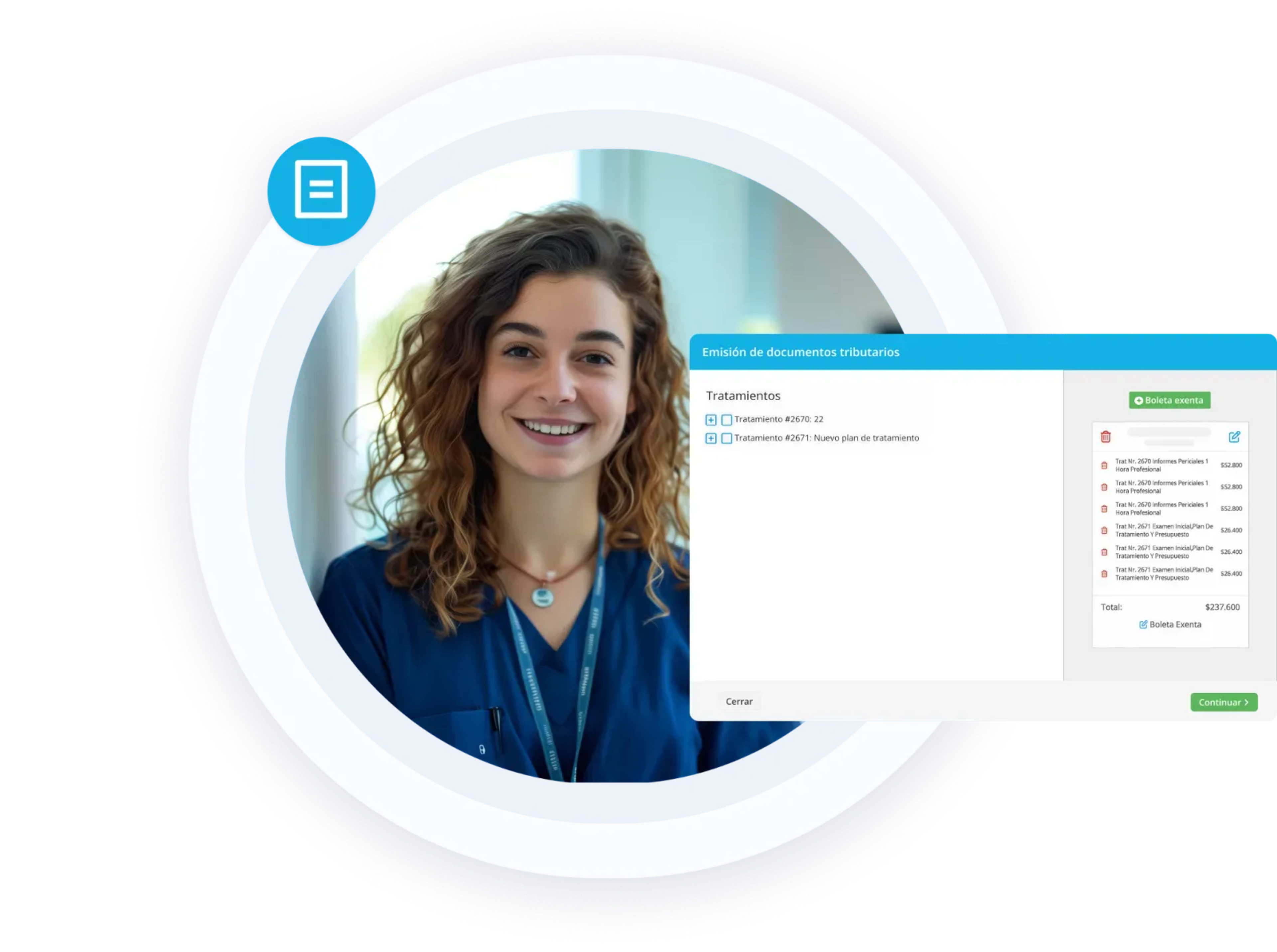 Integración con facturadores electrónicos en Medilink