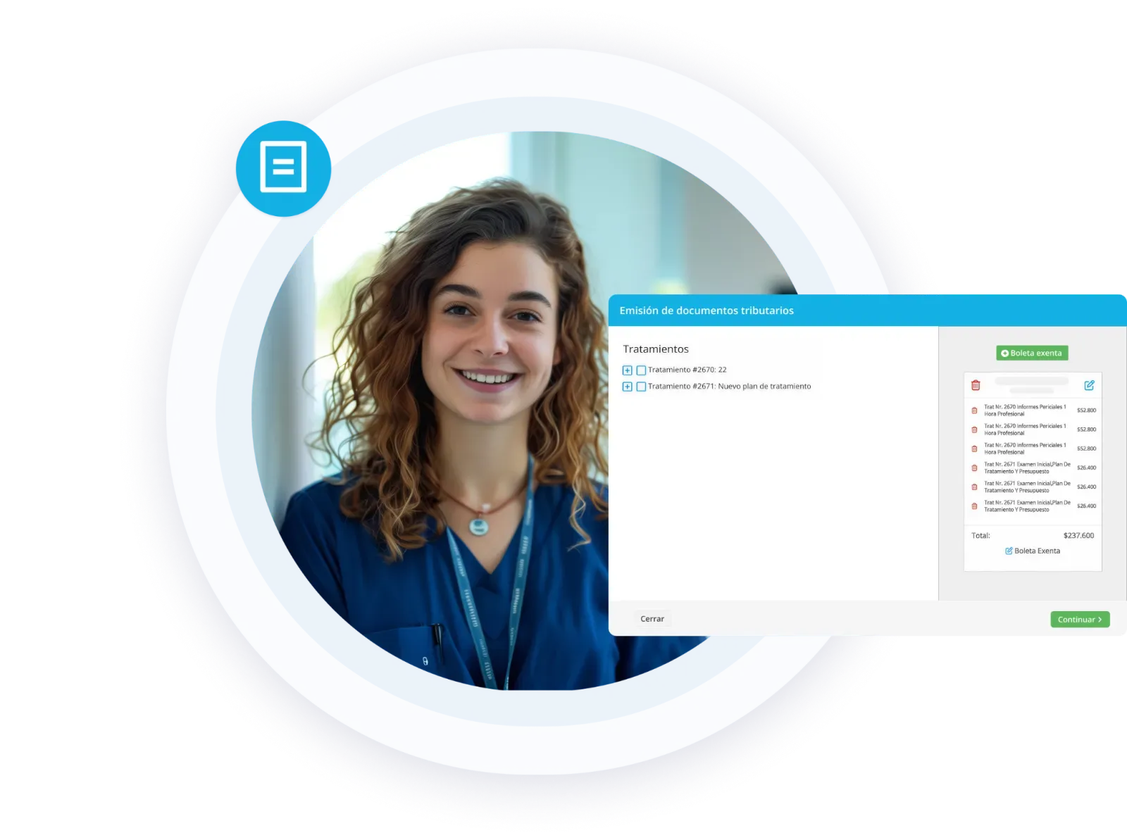 Integración con facturadores electrónicos en Medilink