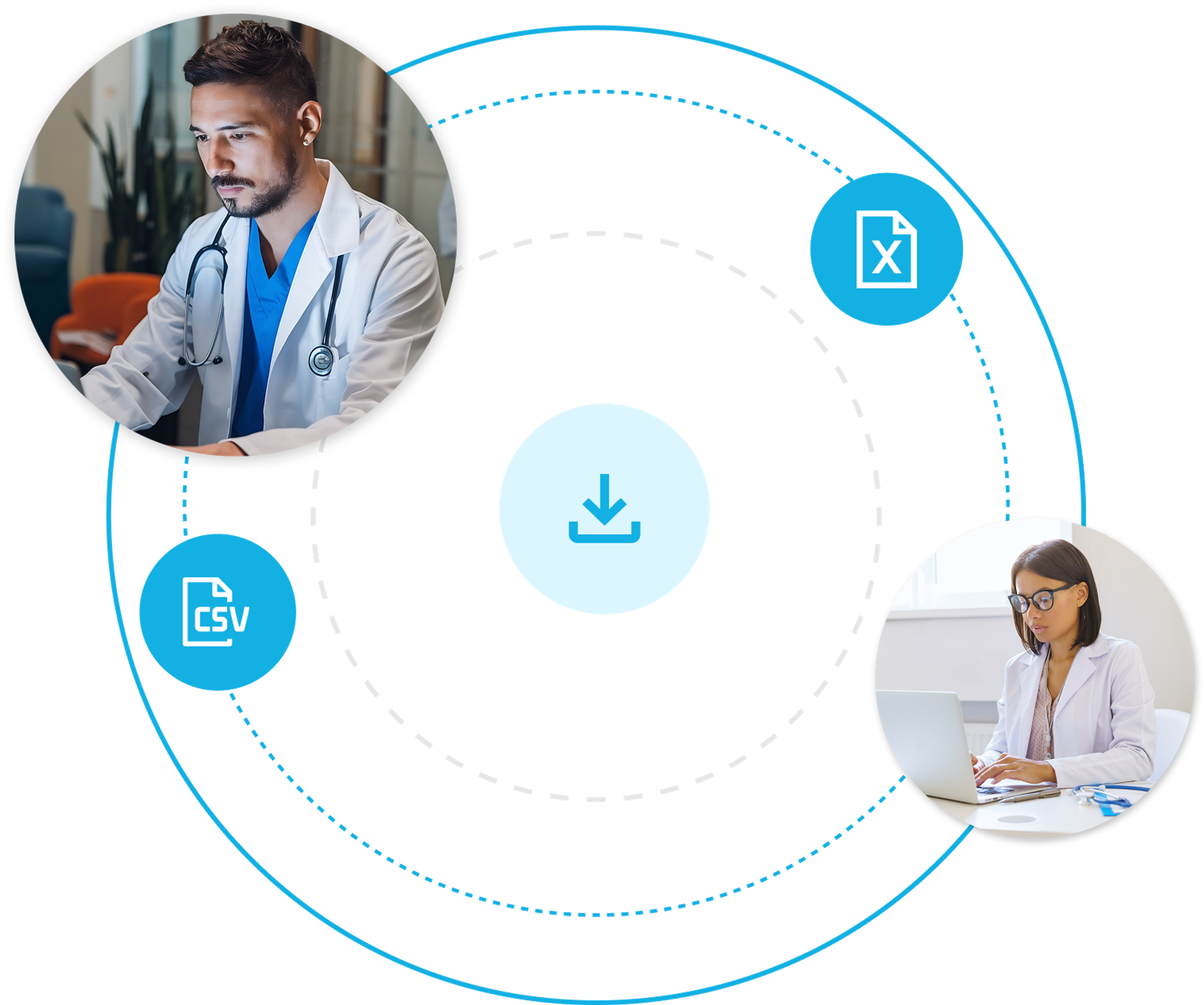 Exportación de reportes en Excel desde Medilink