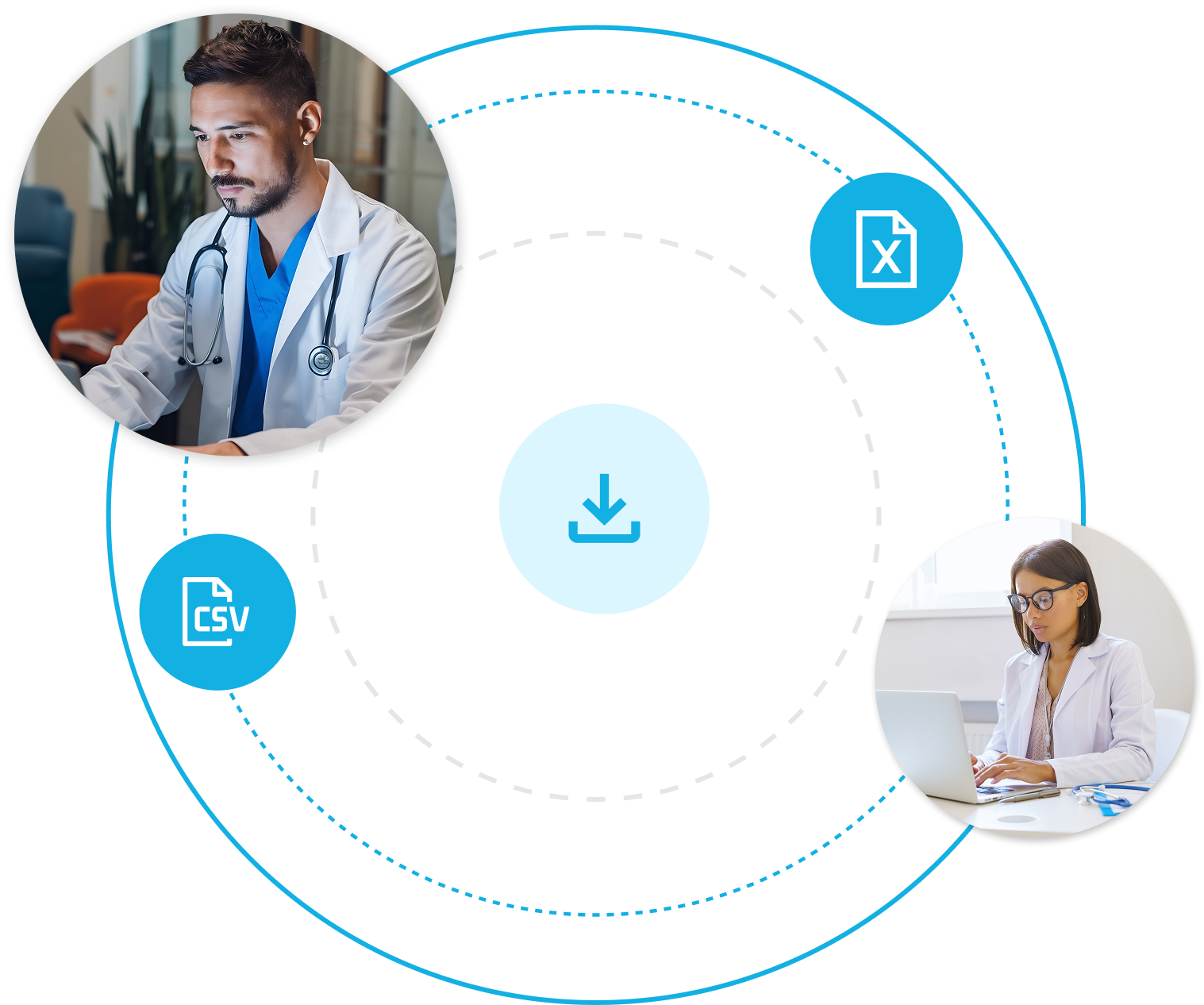 Exportación de reportes en Excel desde Medilink