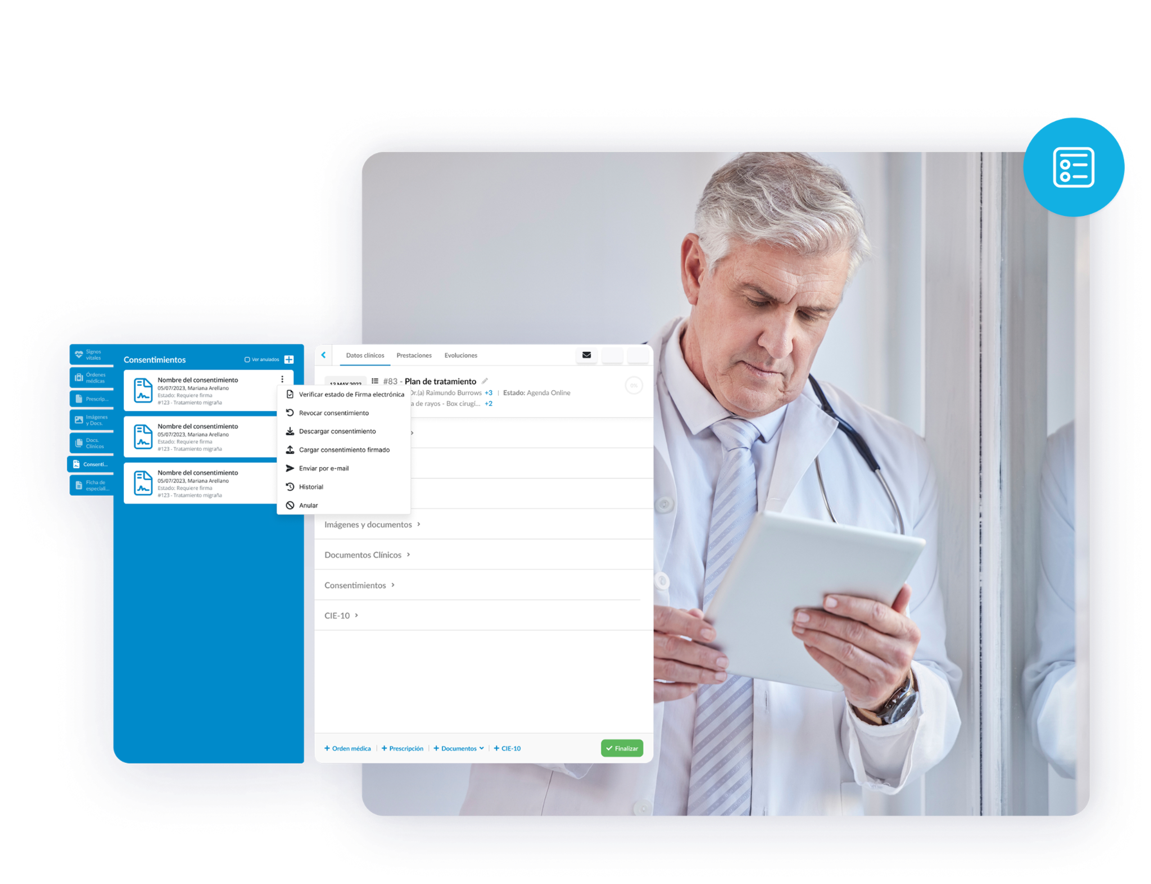 Alertas, alergias y preexistencias en la ficha clínica de Medilink