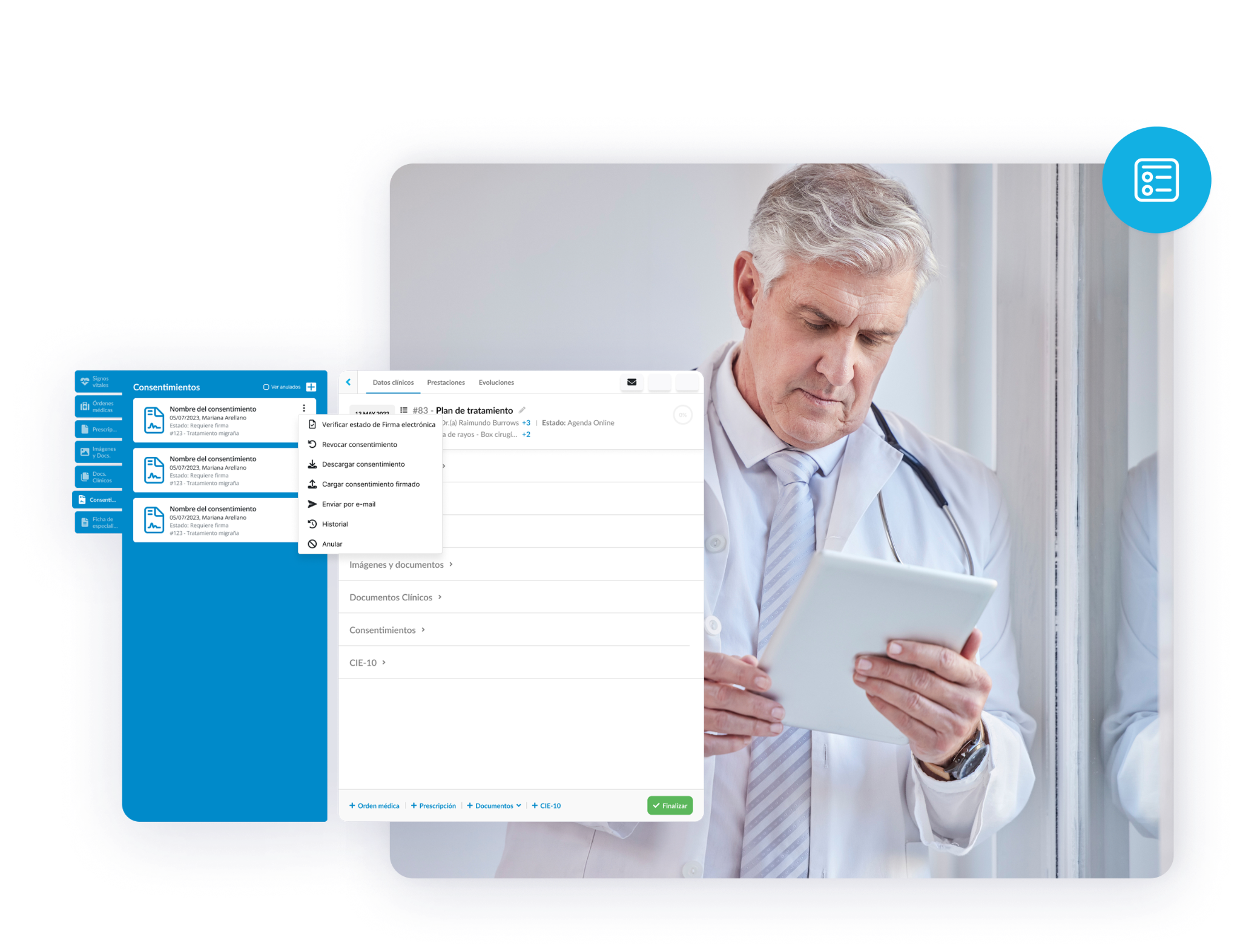Alertas, alergias y preexistencias en la ficha clínica de Medilink