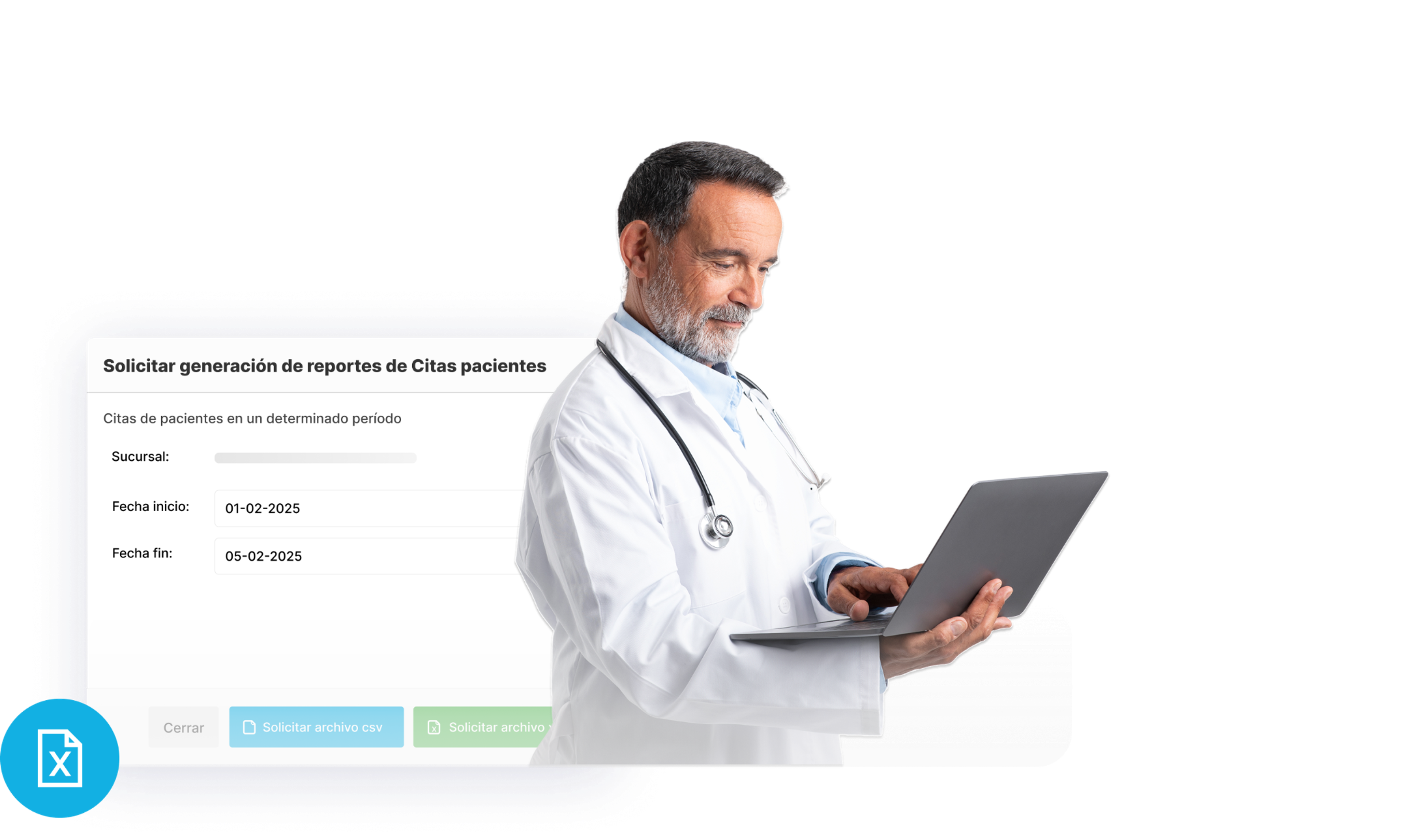 Reportes personalizables en tiempo real en software médico Medilink