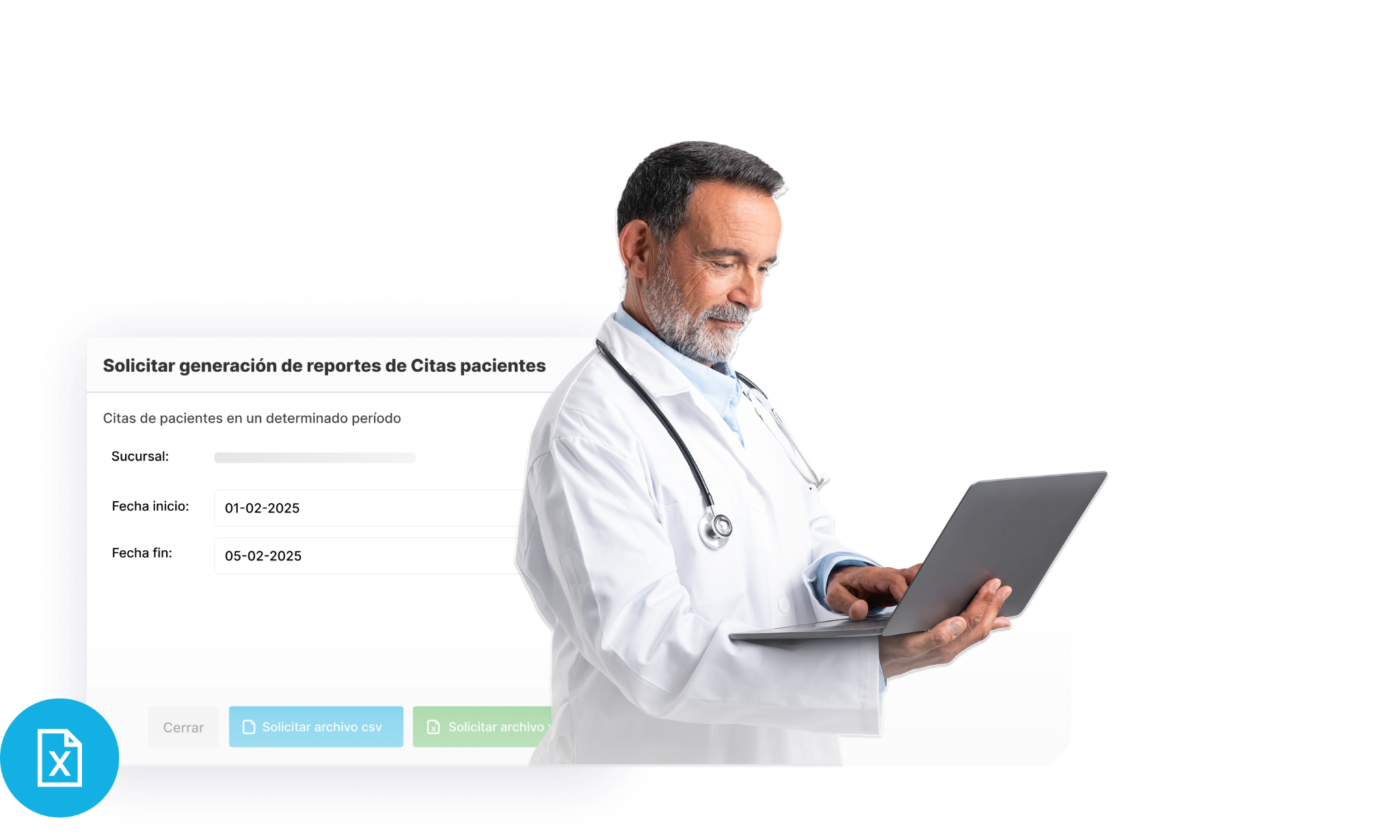 Reportes personalizables en tiempo real en software médico Medilink