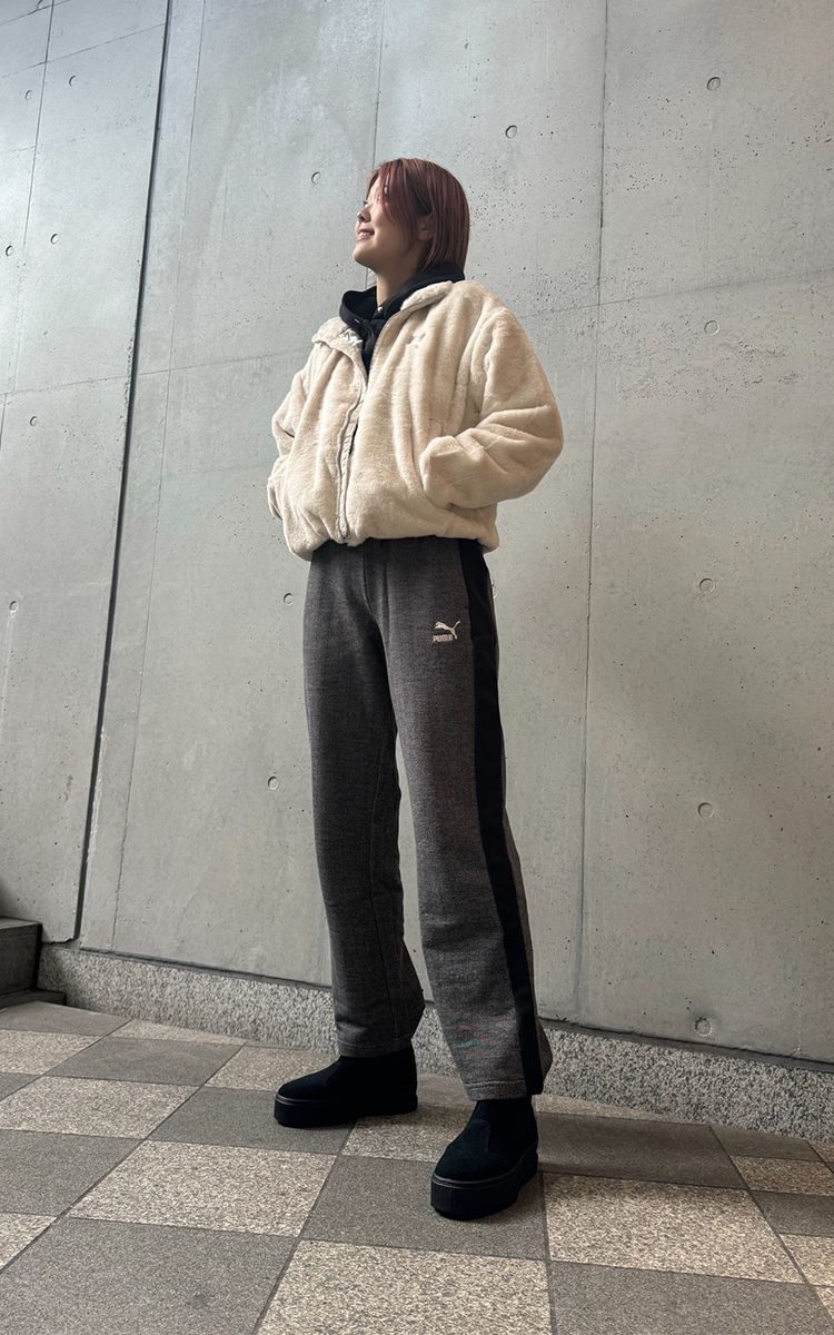Puma x AMI シェルパ ジャケット ベージュ　ホワイト　Lサイズ PUMA x AMI Sherpa Jacket | PUMA Shop All PUMA | PUMA