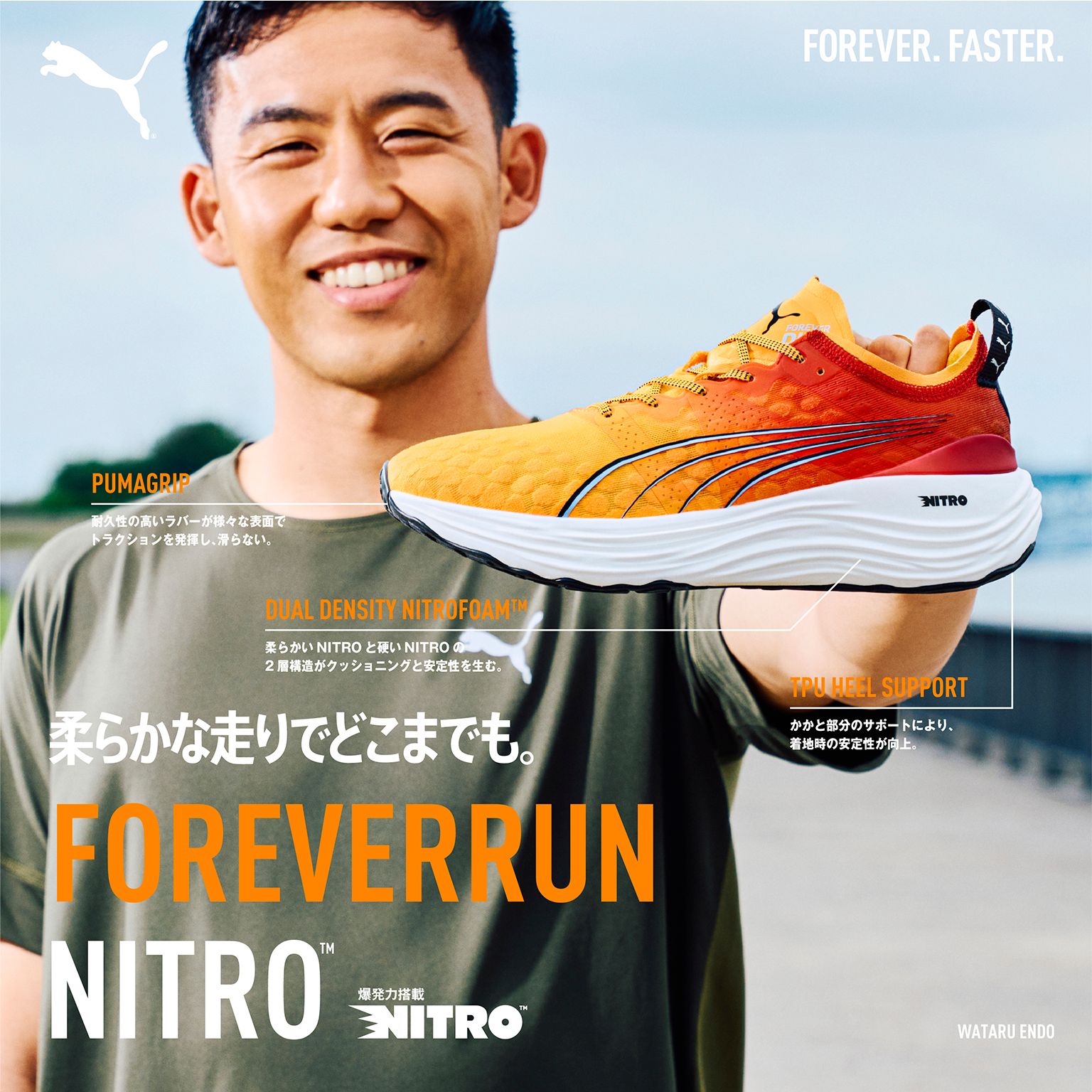 PUMA公式】ウィメンズ フォーエバーラン ニトロ ランニングシューズ