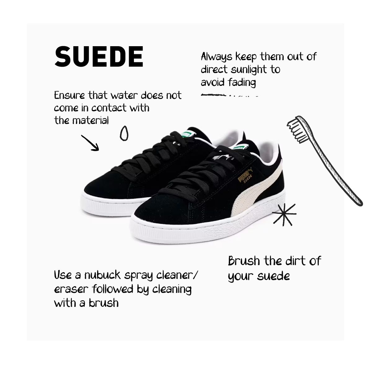 How to wash puma suede on sale