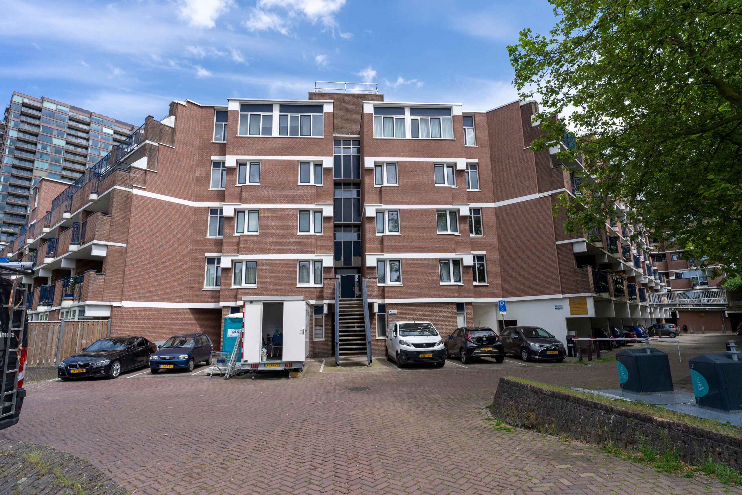 Appartementencomplex aan het Marshallplein in Rijswijk