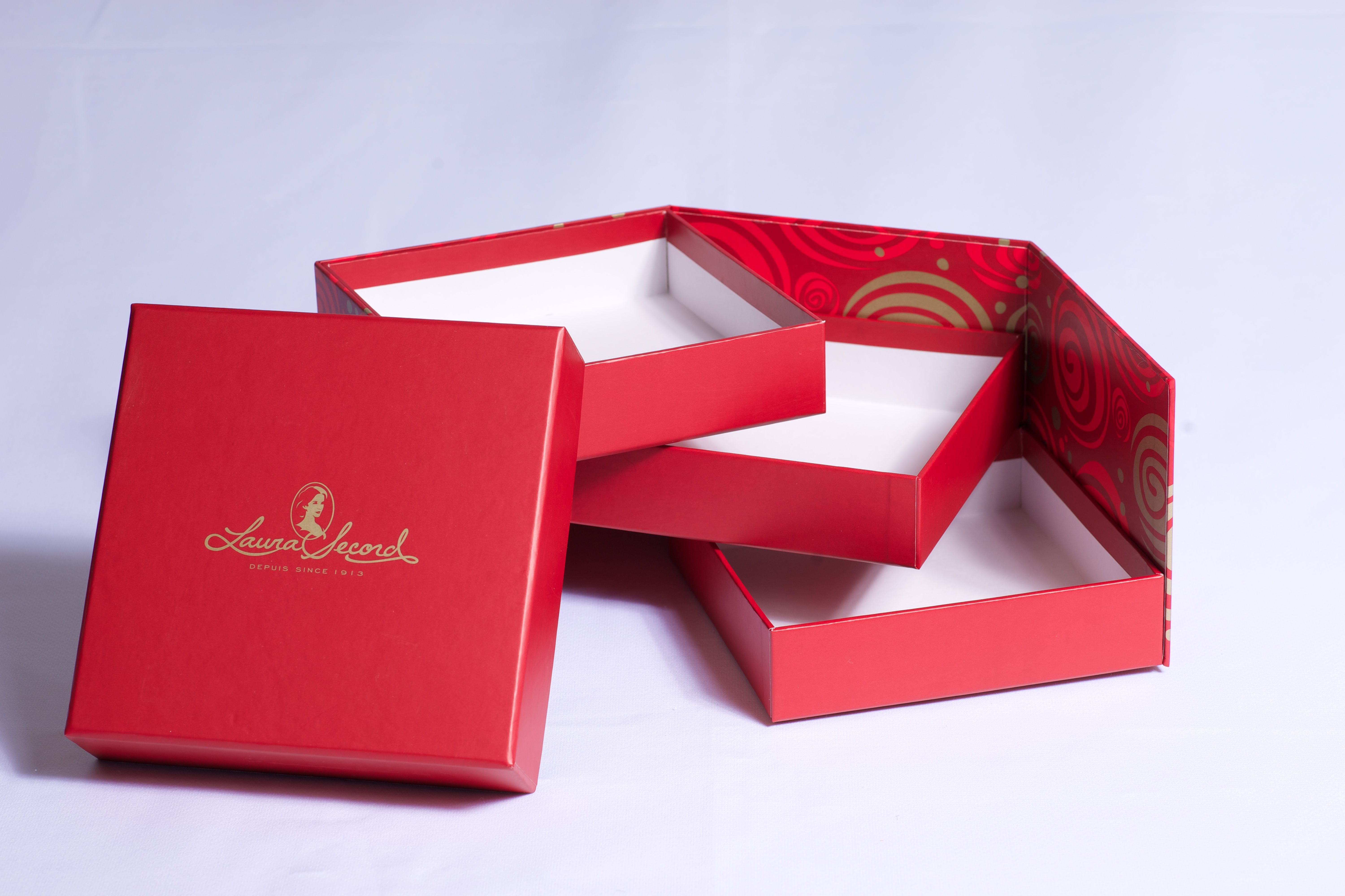 PBX703 Paper Gift Box 2-tier