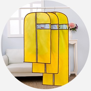 GB-09 Polyester Garment Bag - Yellow