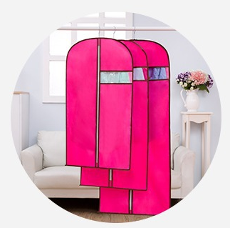 GB-06 Polyester Garment Bag - Fuschia