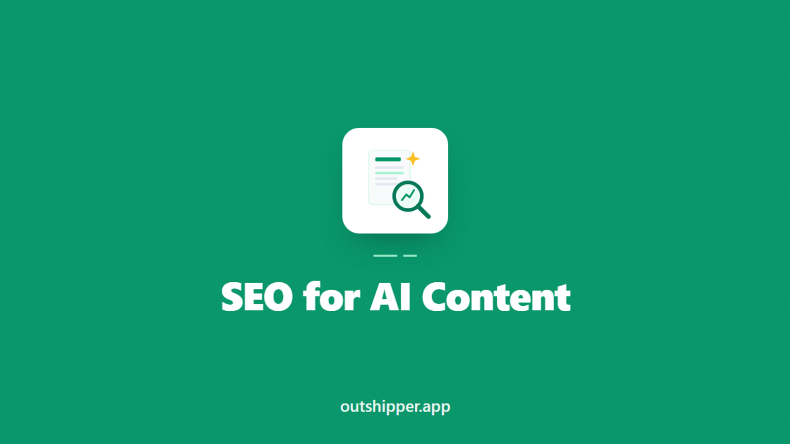 SEO for AI-Generated Content: The Workflow That Works