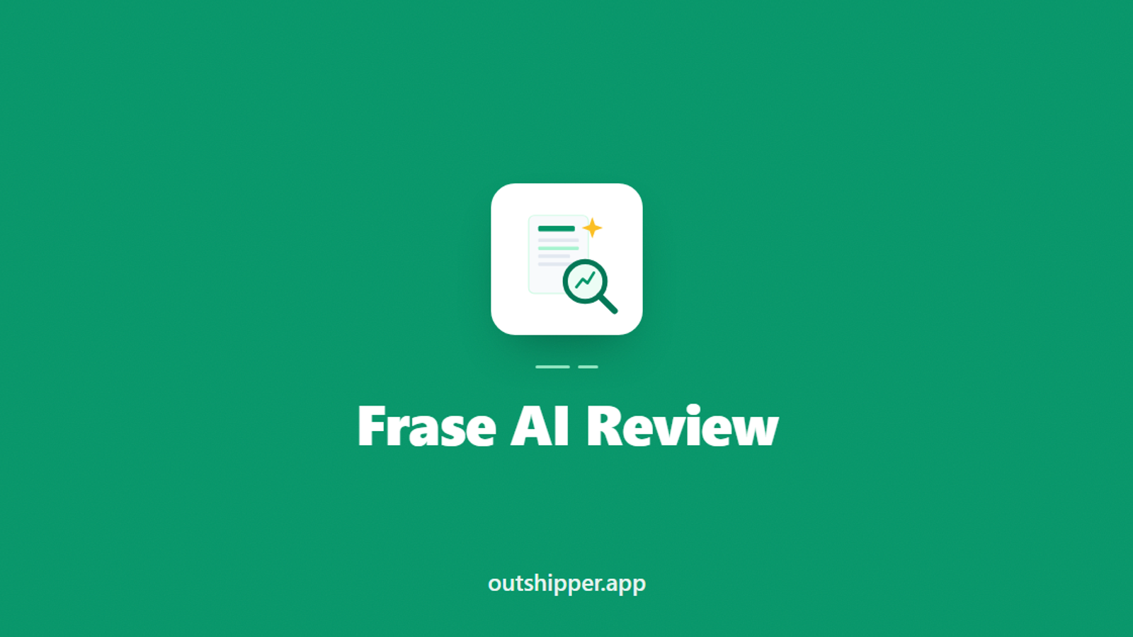 Frase AI Review: The Best Content Brief Tool for SEO (2026)
