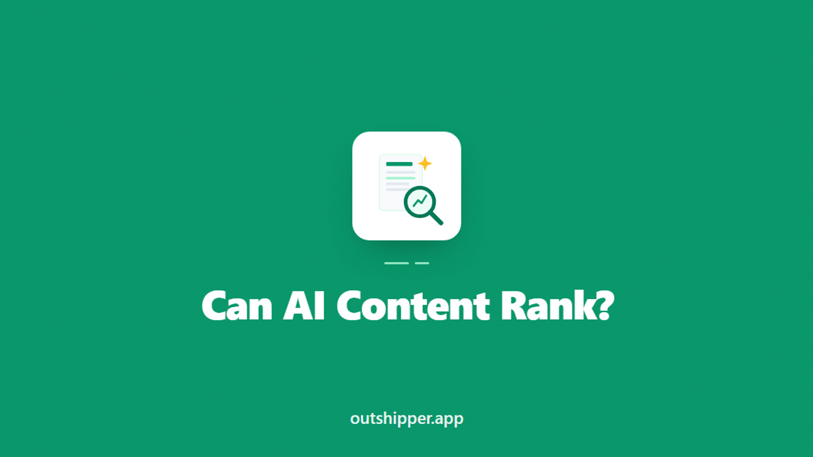 Can AI Content Rank on Google? Yes — Here's What the Data Shows